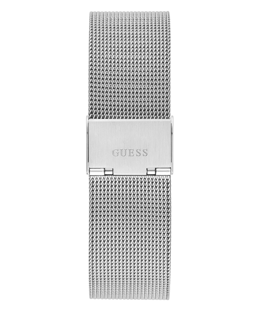 GUESS Mens Silver Tone Analog Watch - Image 5