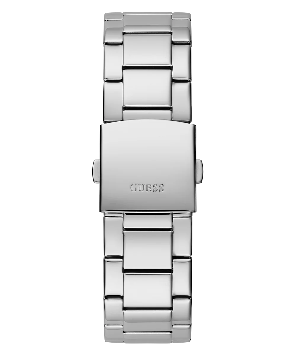 GUESS Mens Silver Tone Analog Watch - Image 5