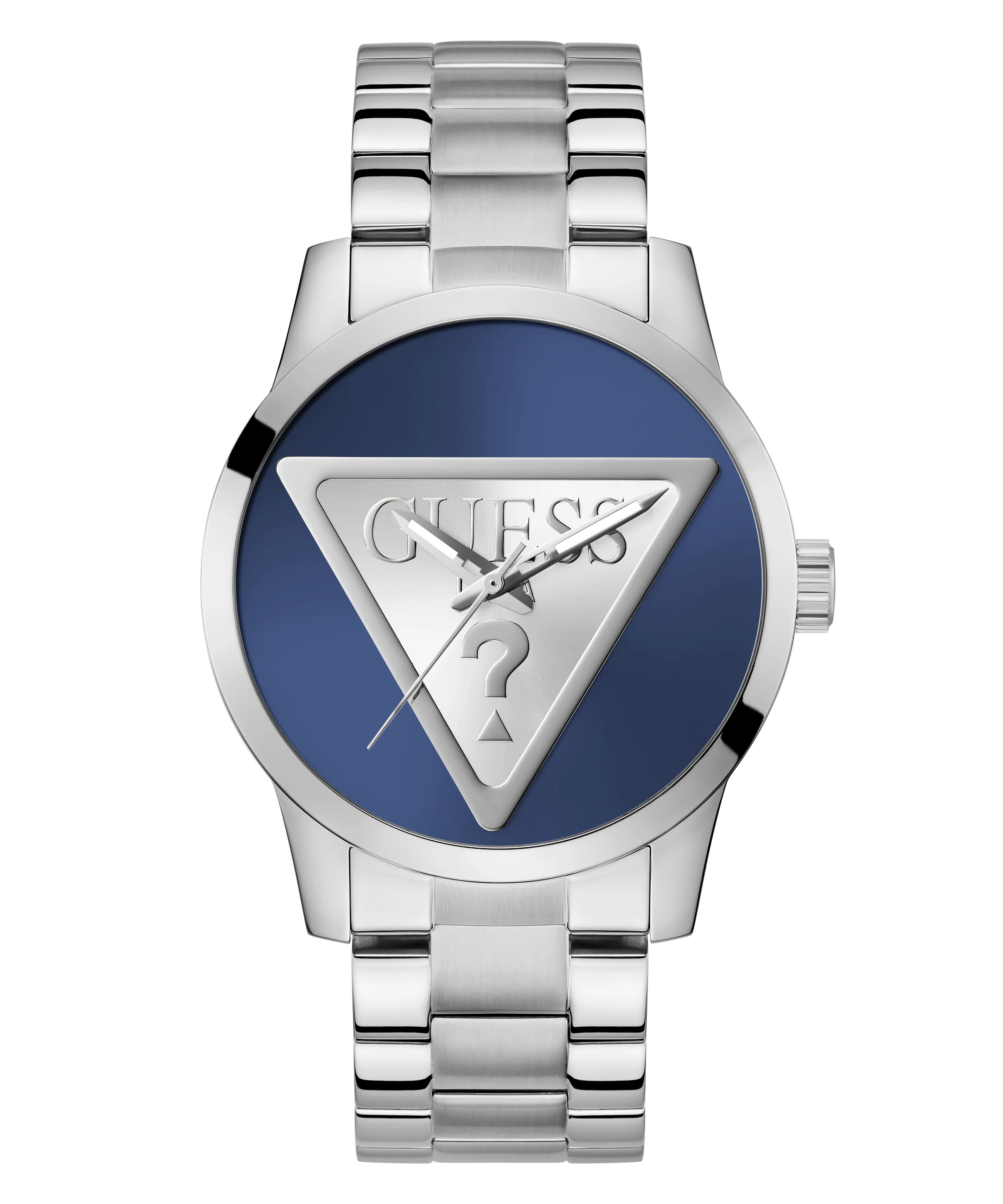 GUESS Mens Silver Tone Analog Watch - Image 4