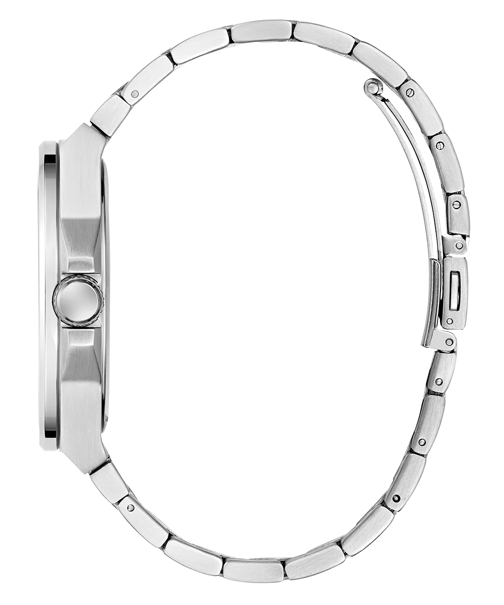GUESS Mens Silver Tone Analog Watch - Image 7