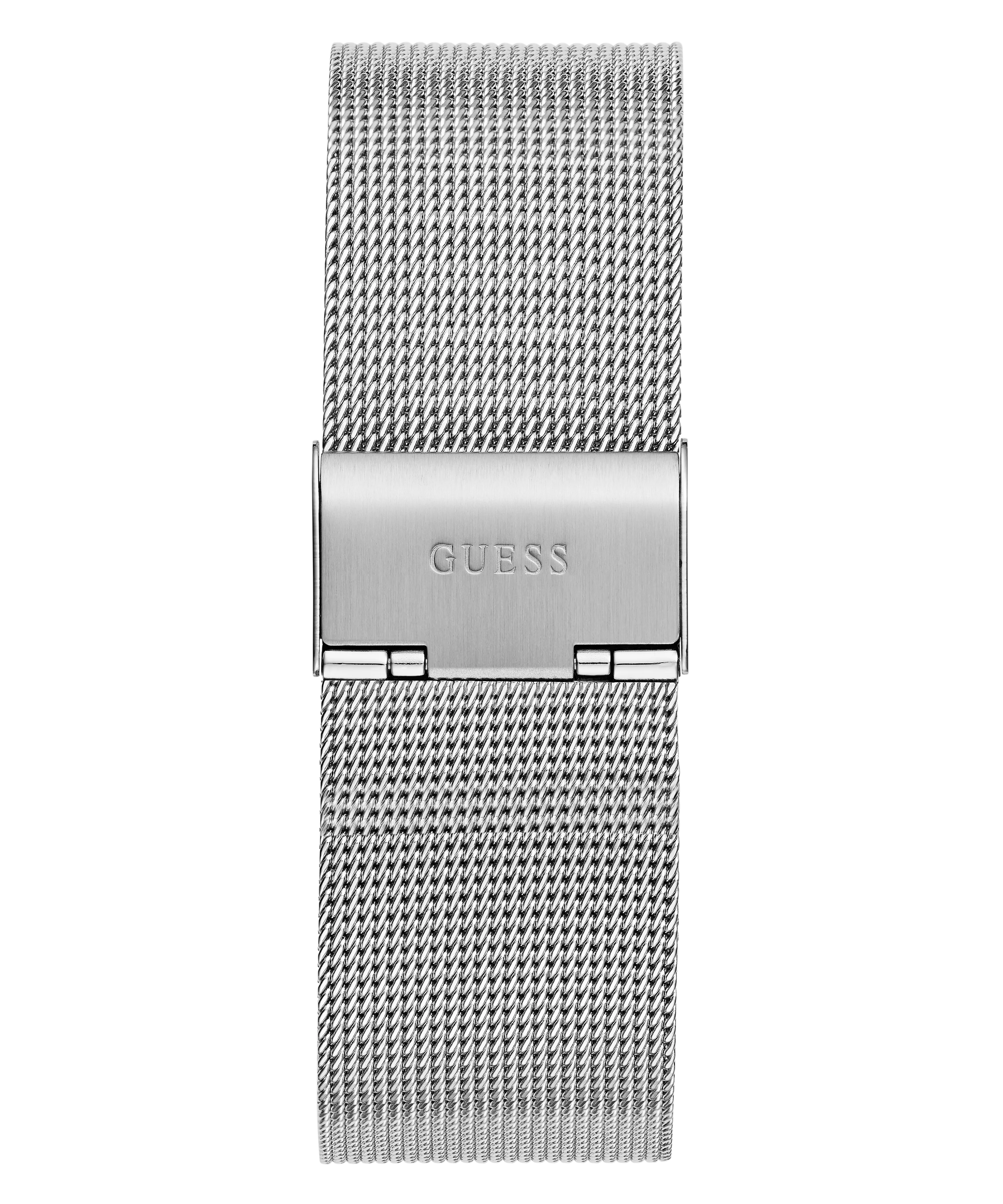 GUESS Mens Silver Tone Analog Watch - Image 8