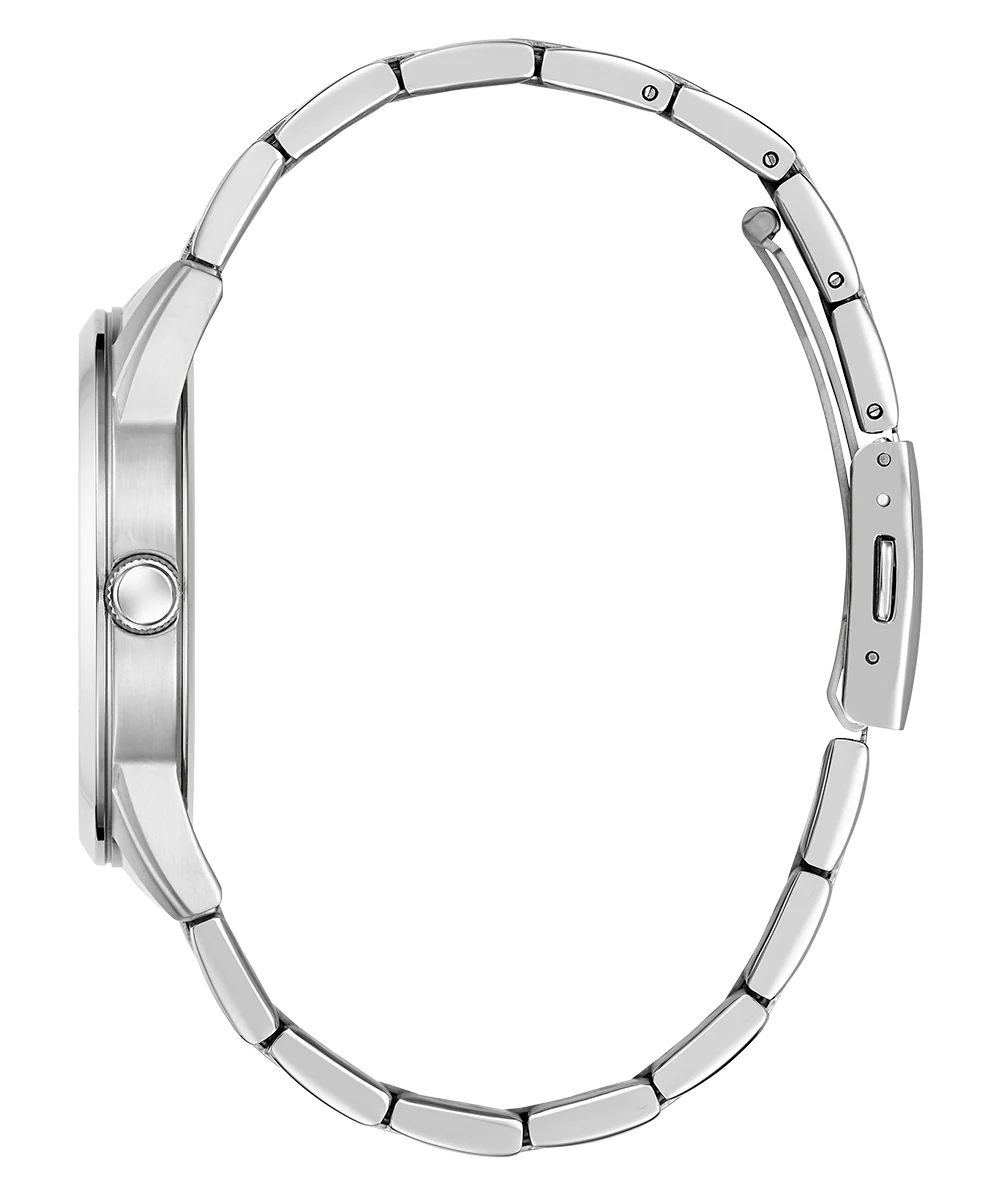GUESS Mens Silver Tone Analog Watch - Image 7