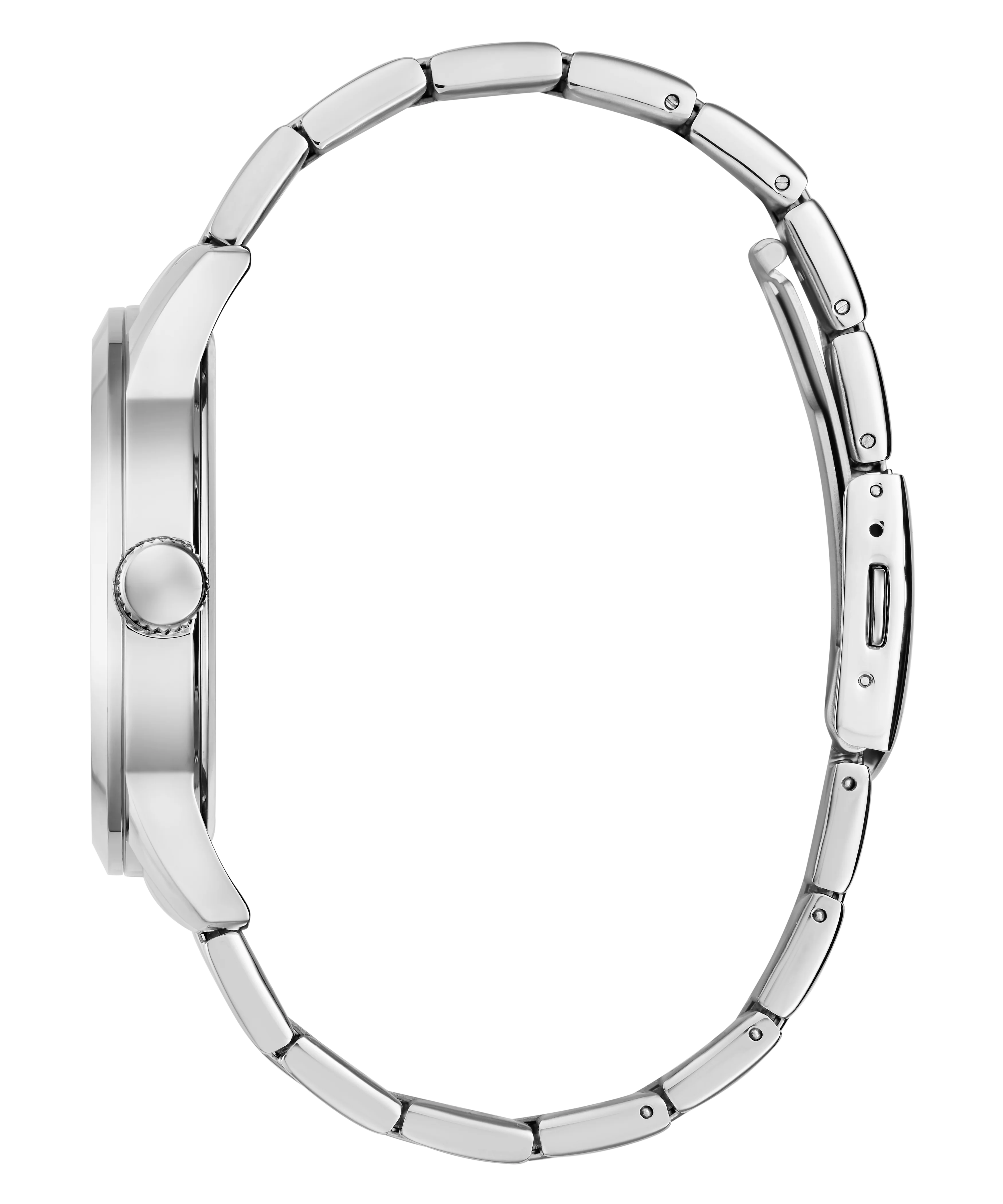 GUESS Mens Silver Tone Analog Watch - Image 9