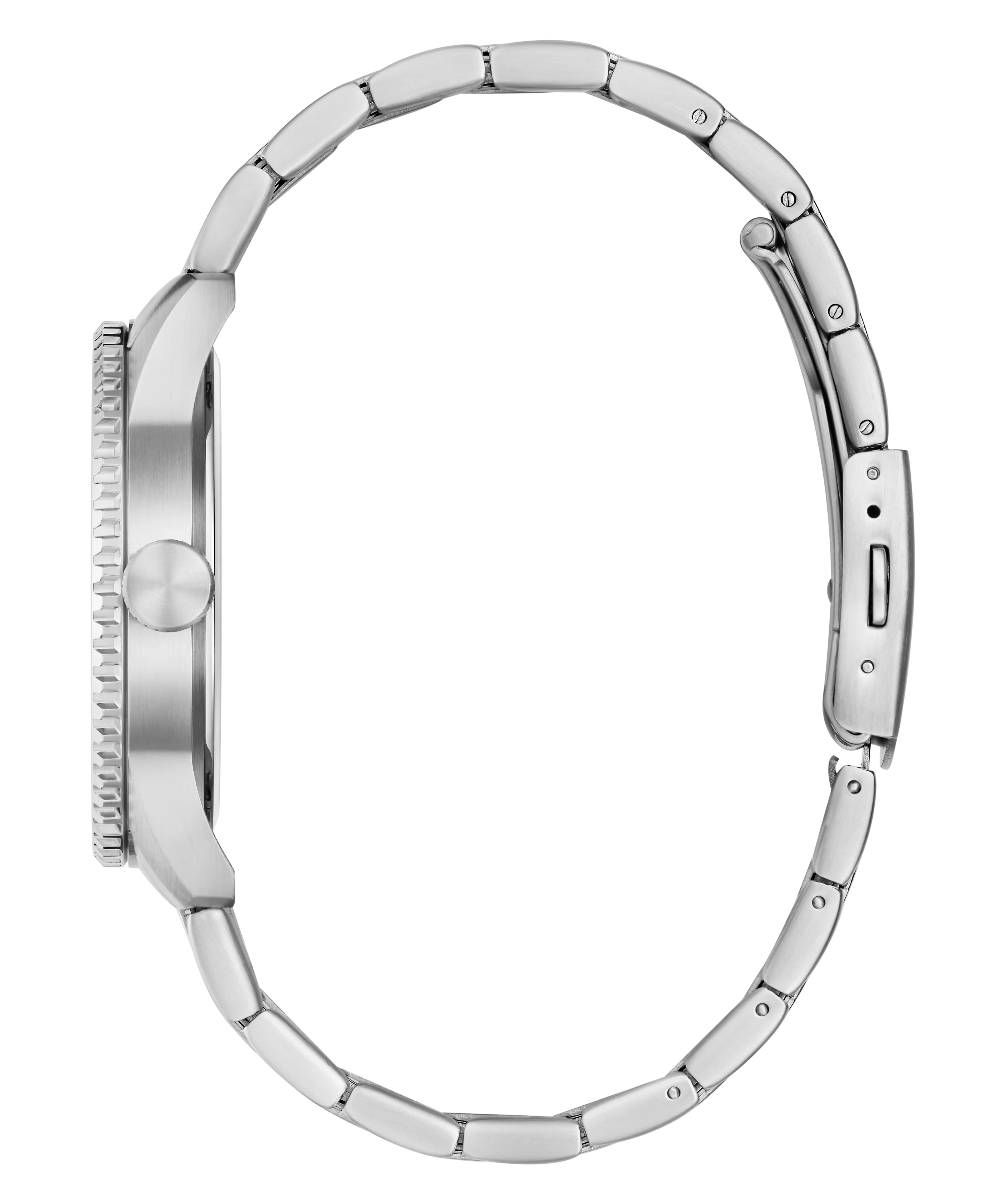GUESS Mens Silver Tone Analog Watch - Image 8