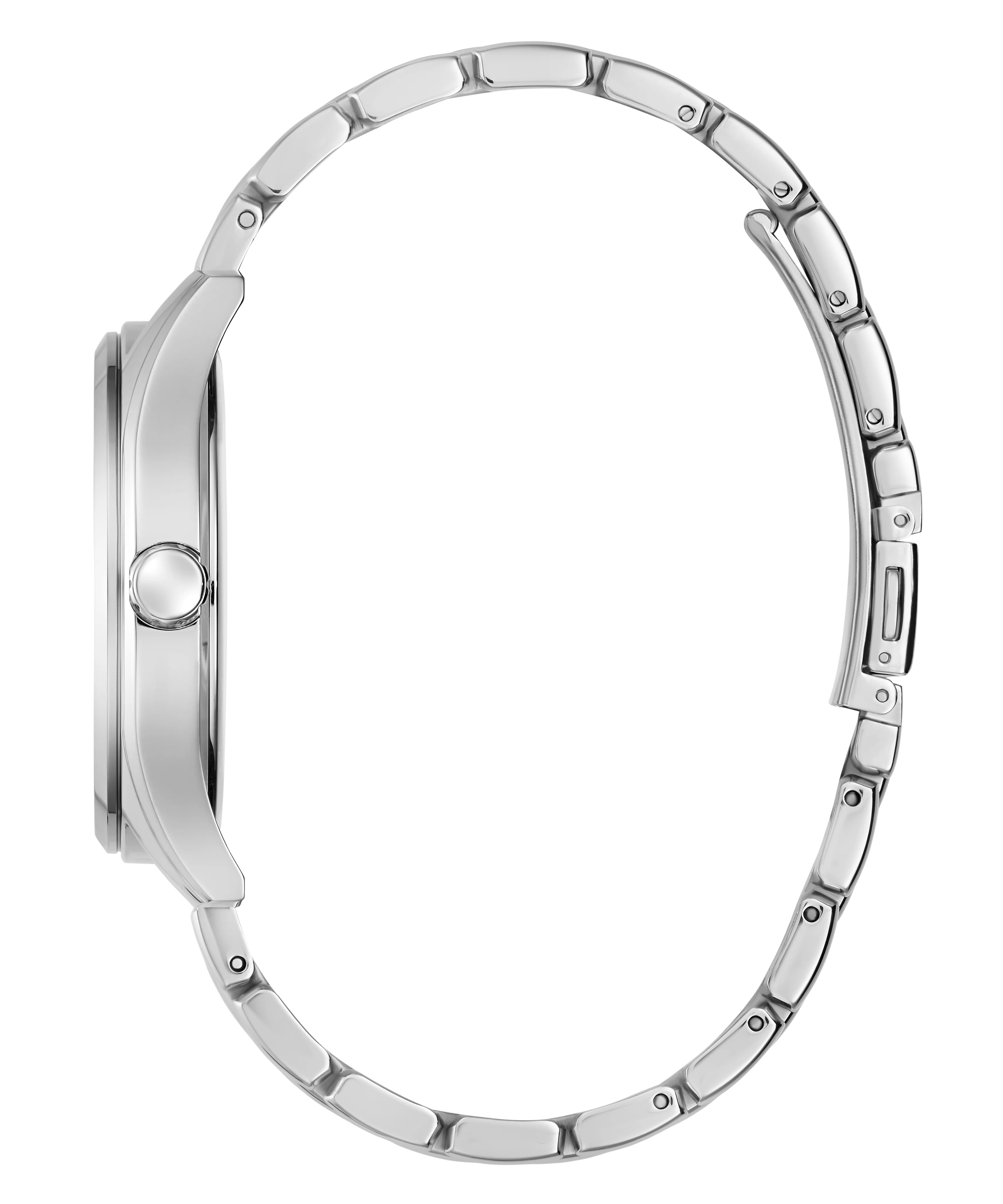 GUESS Mens Silver Tone Analog Watch - Image 8