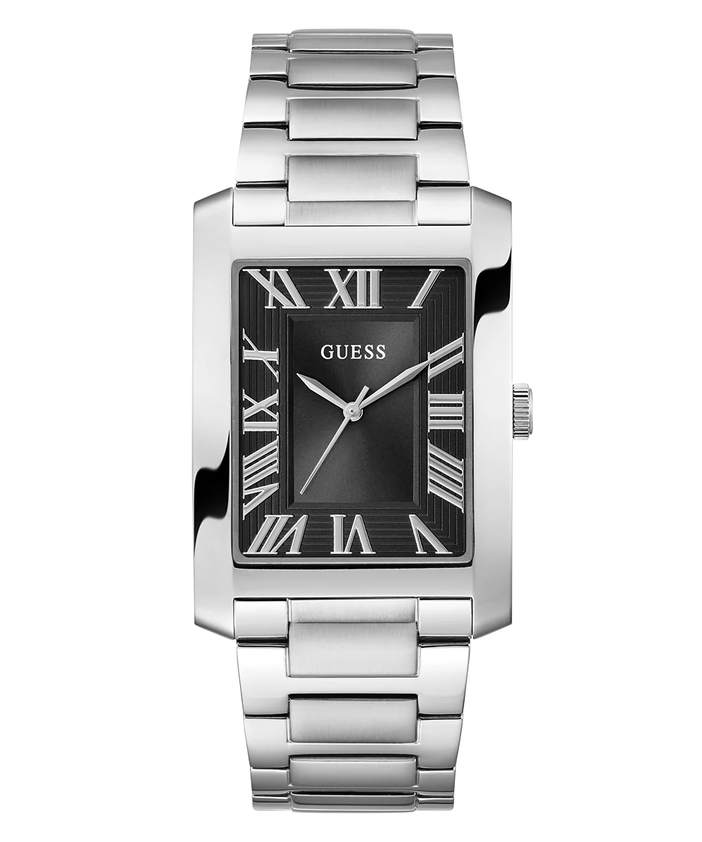 GUESS Mens Silver Tone Analog Watch - Image 7