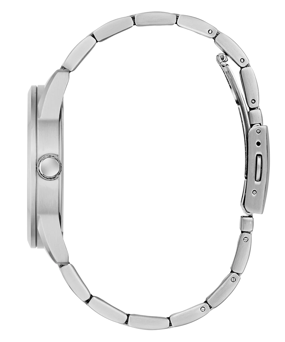 GUESS Mens Silver Tone Analog Watch - Image 8