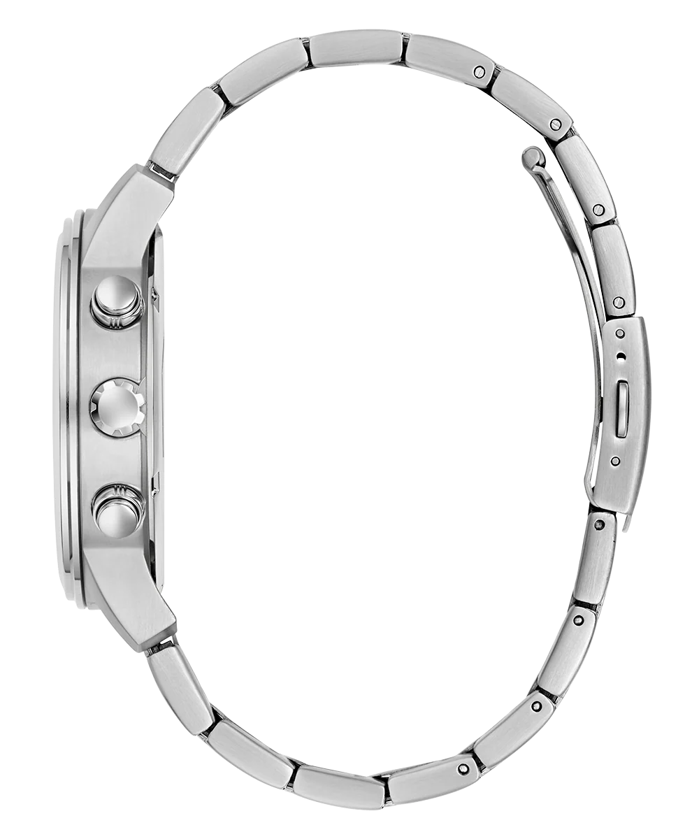 GUESS Mens Silver Tone Analog Watch - Image 8