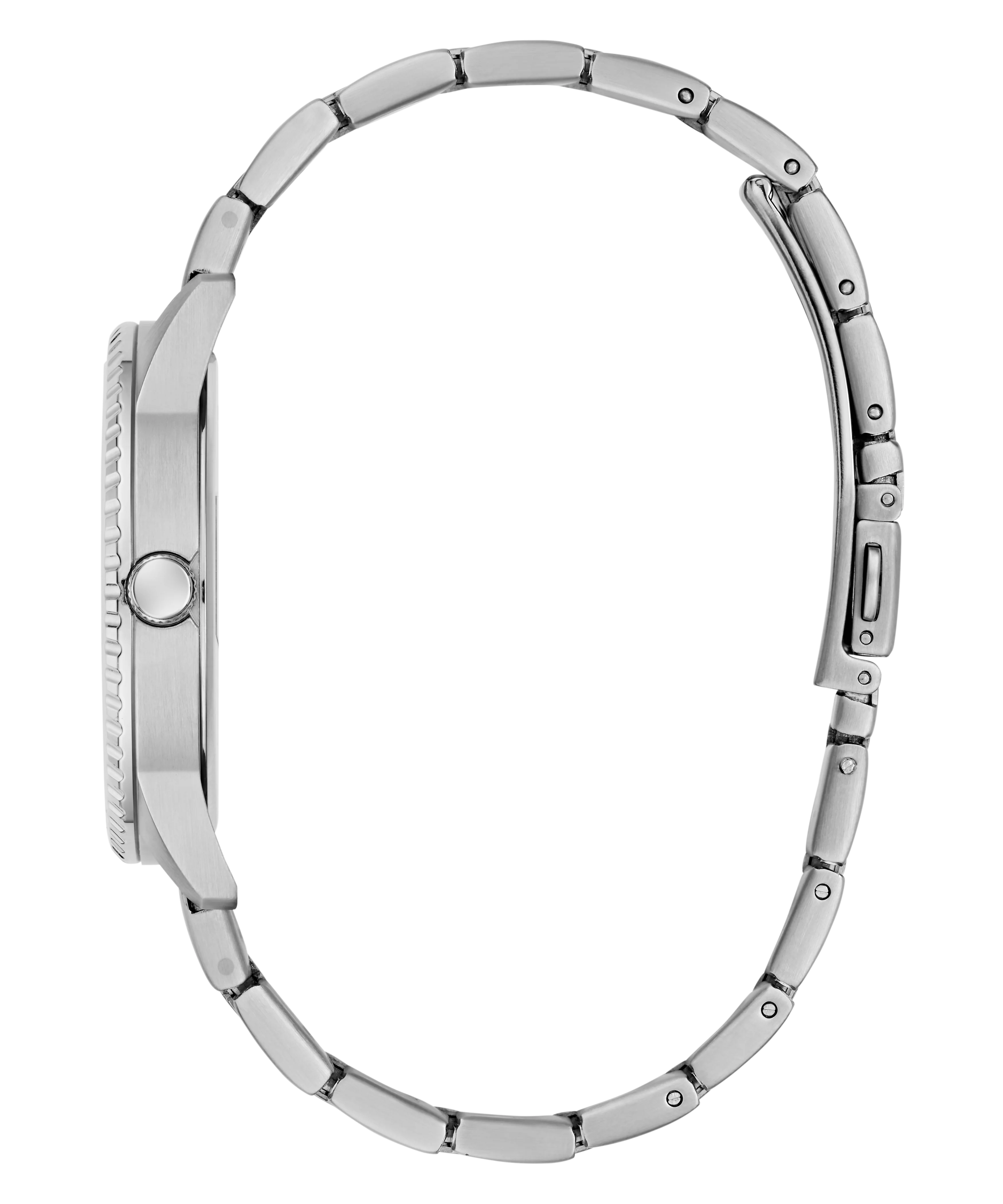 GUESS Mens Silver Tone Analog Watch - Image 8
