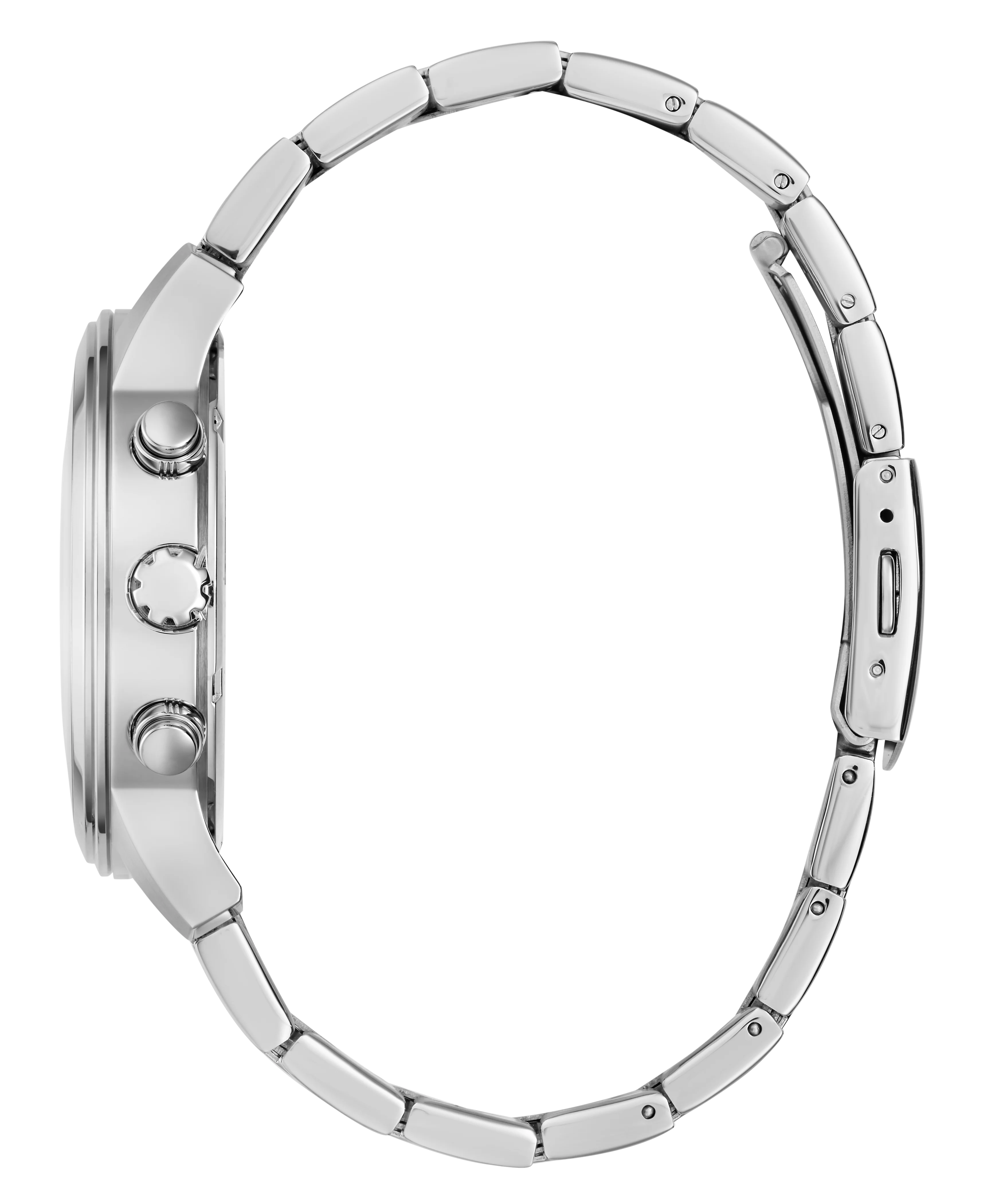 GUESS Mens Silver Tone Chronograph Watch - Image 8