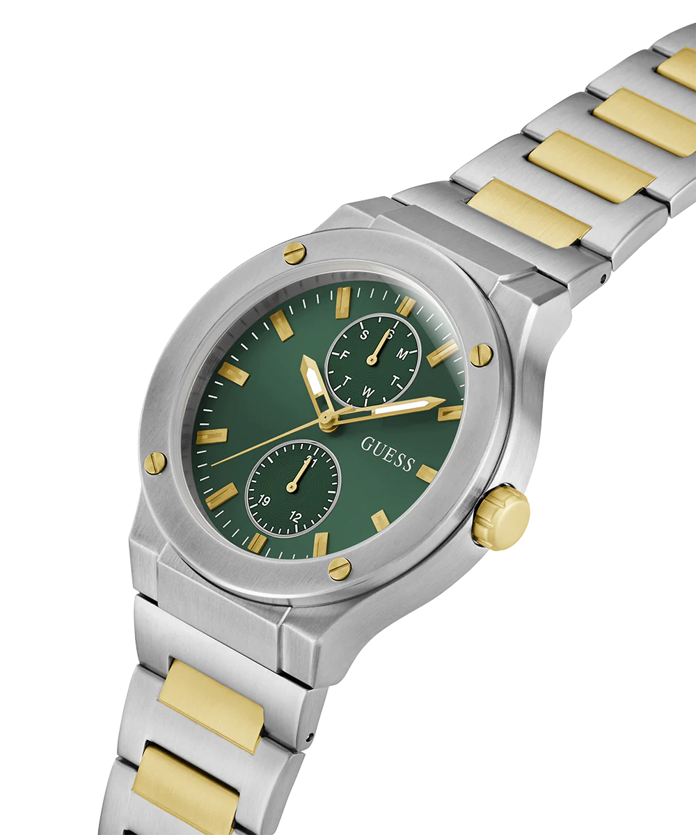 GUESS Mens Silver Tone Multi-function Watch - Image 3