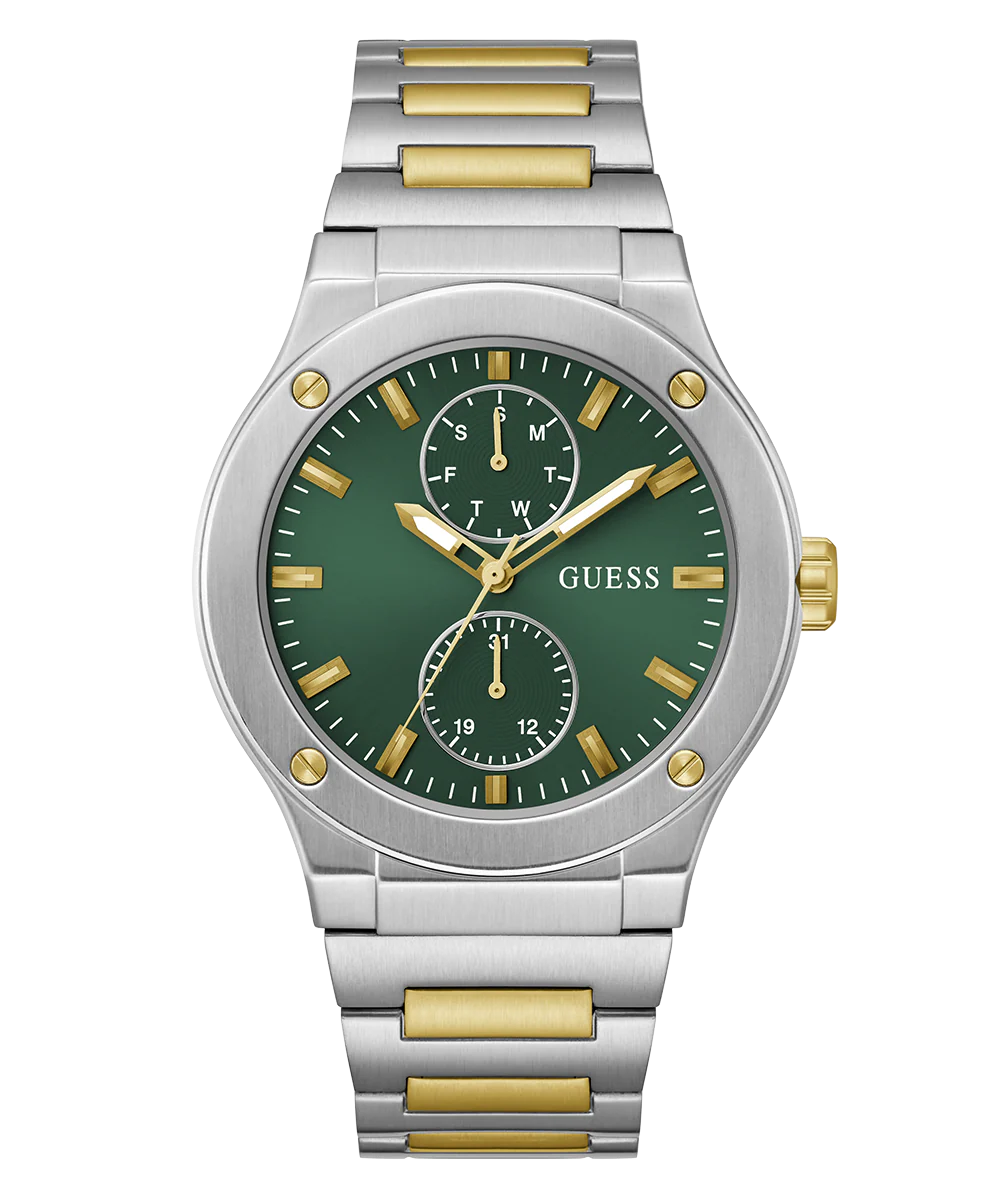 GUESS Mens Silver Tone Multi-function Watch - Image 6