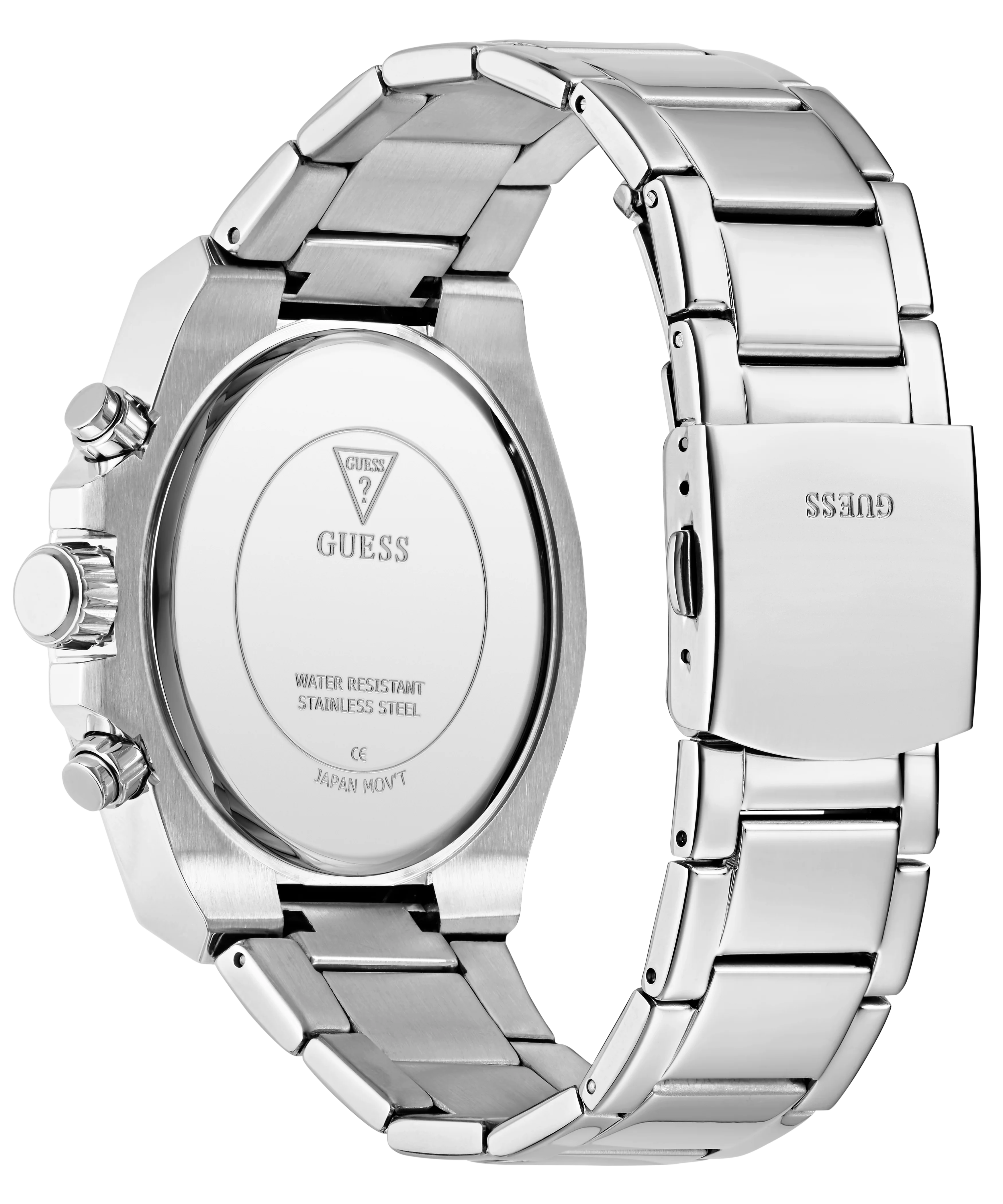 GUESS Mens Silver Tone Multi-function Watch - Image 7