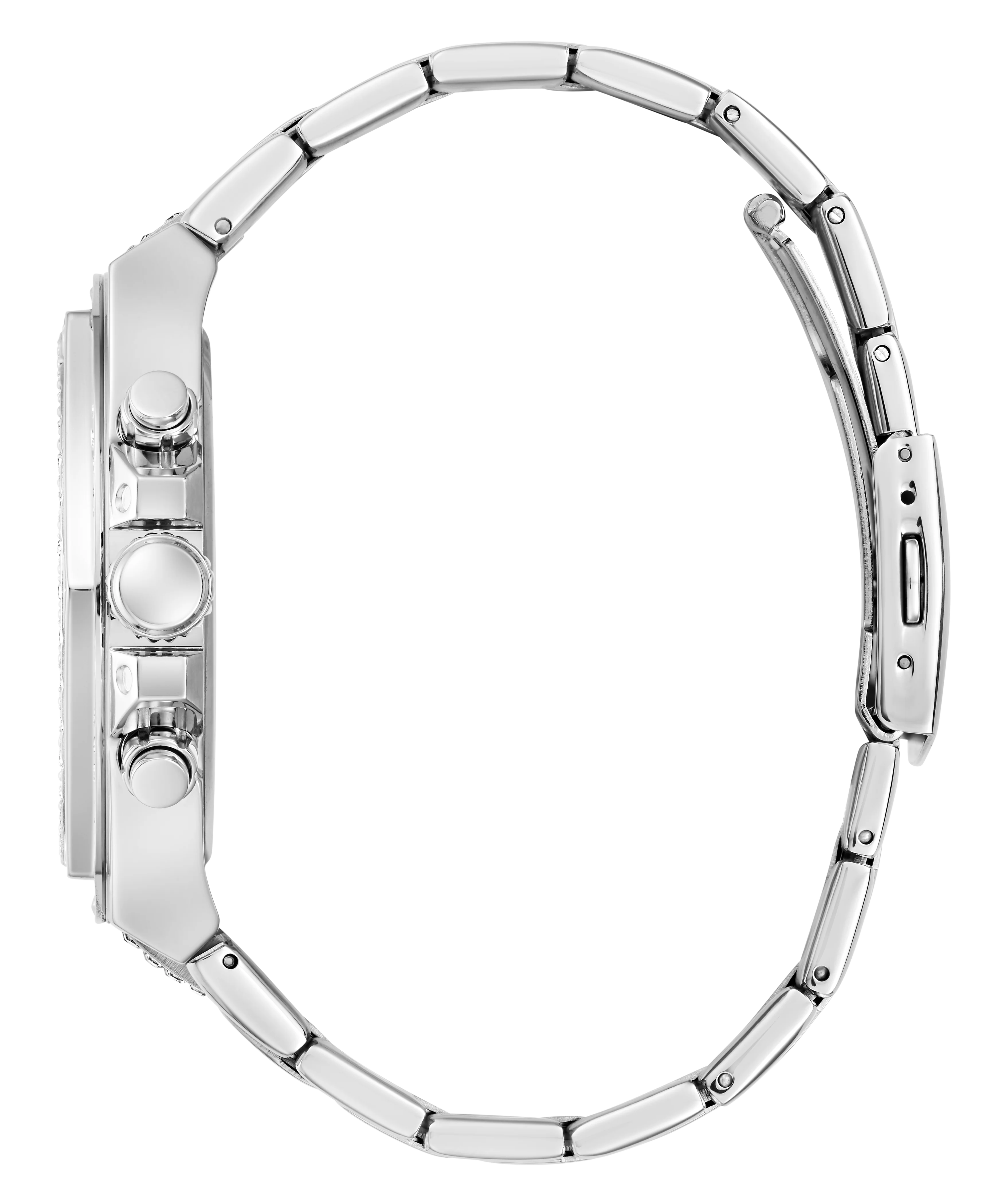 GUESS Mens Silver Tone Multi-function Watch - Image 8