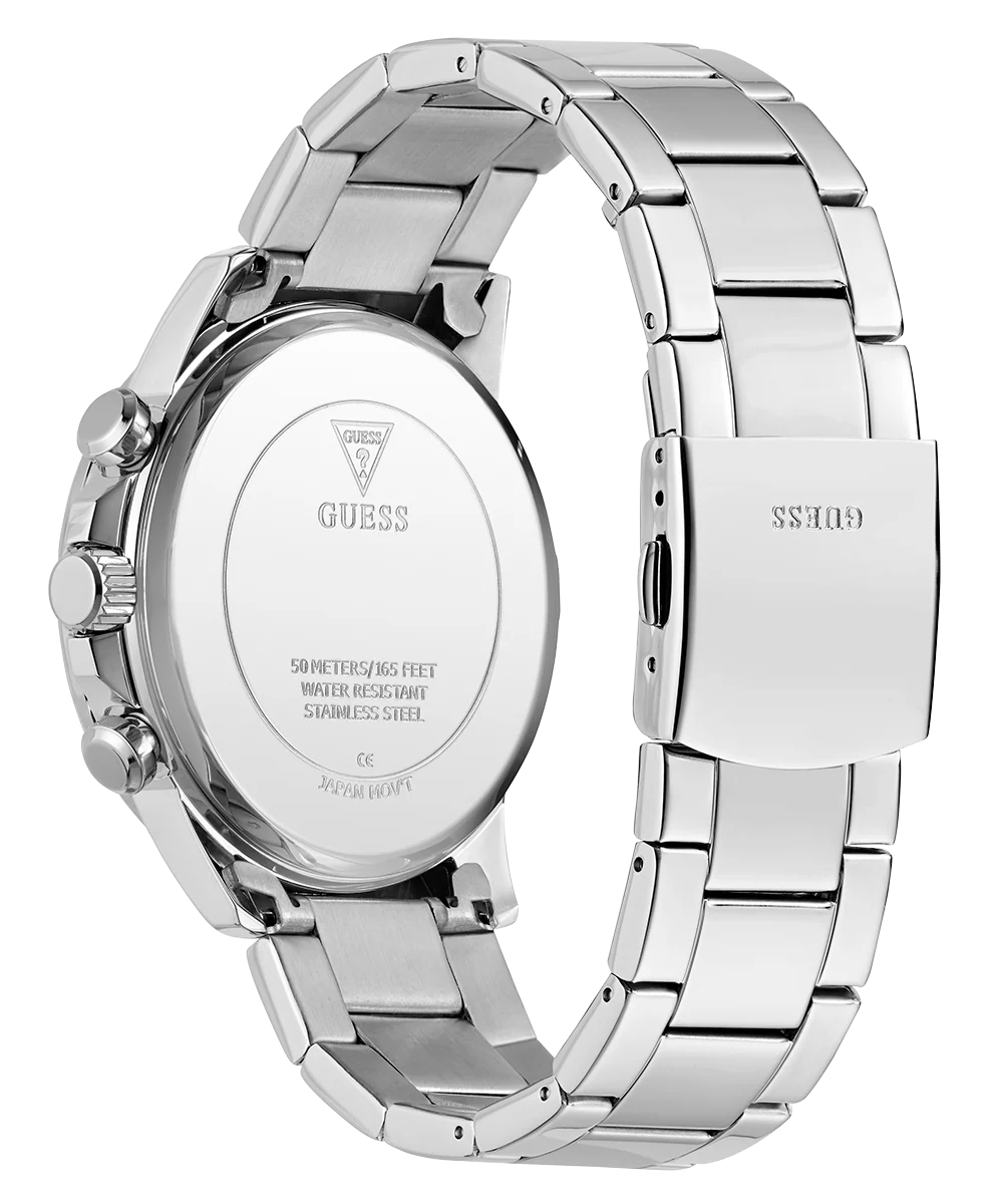 GUESS Mens Silver Tone Multi-function Watch - Image 8