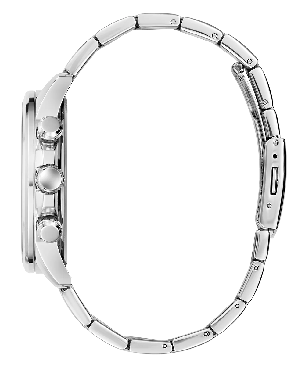 GUESS Mens Silver Tone Multi-function Watch - Image 8