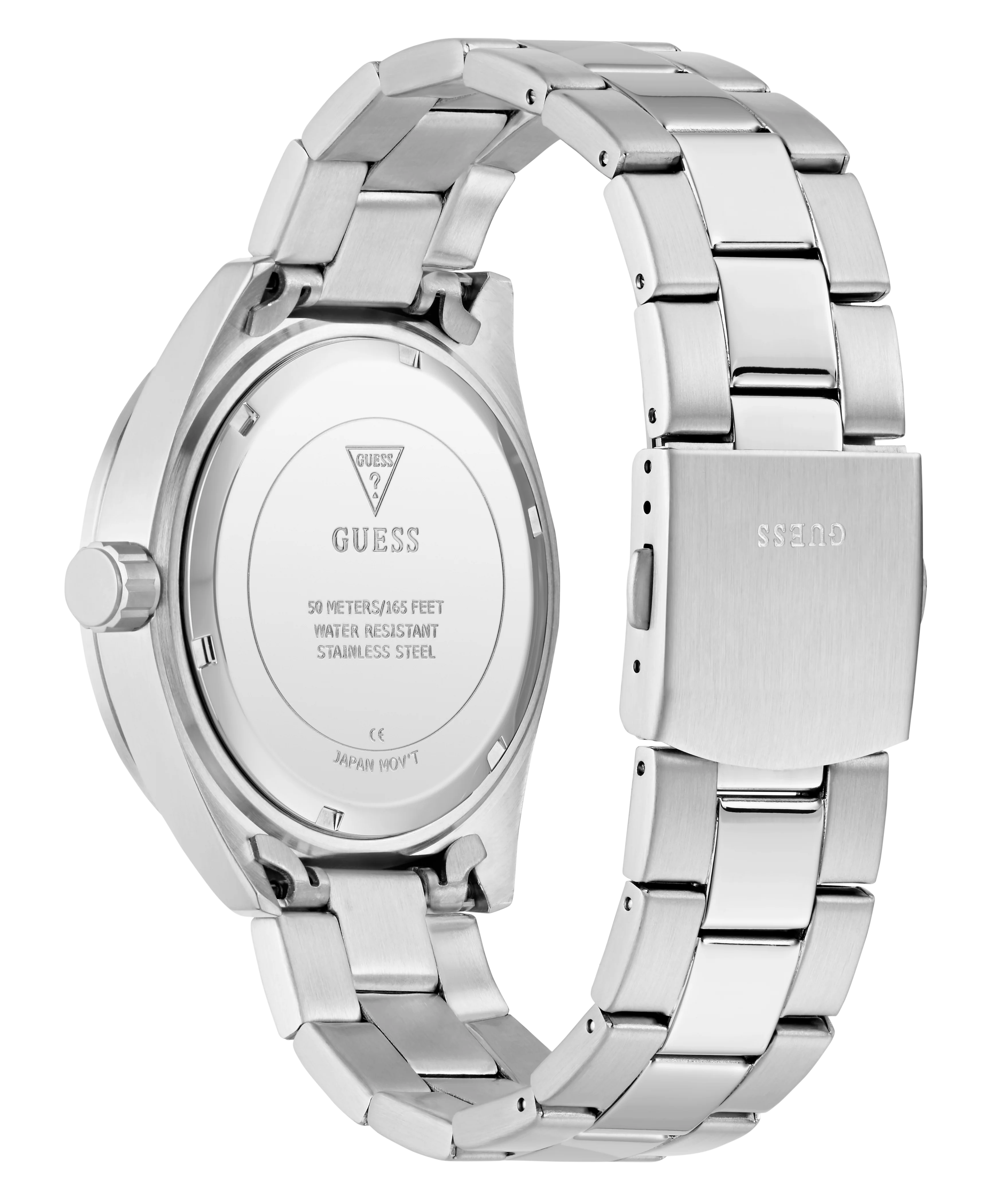 GUESS Mens Silver Tone Multi-function Watch - Image 7