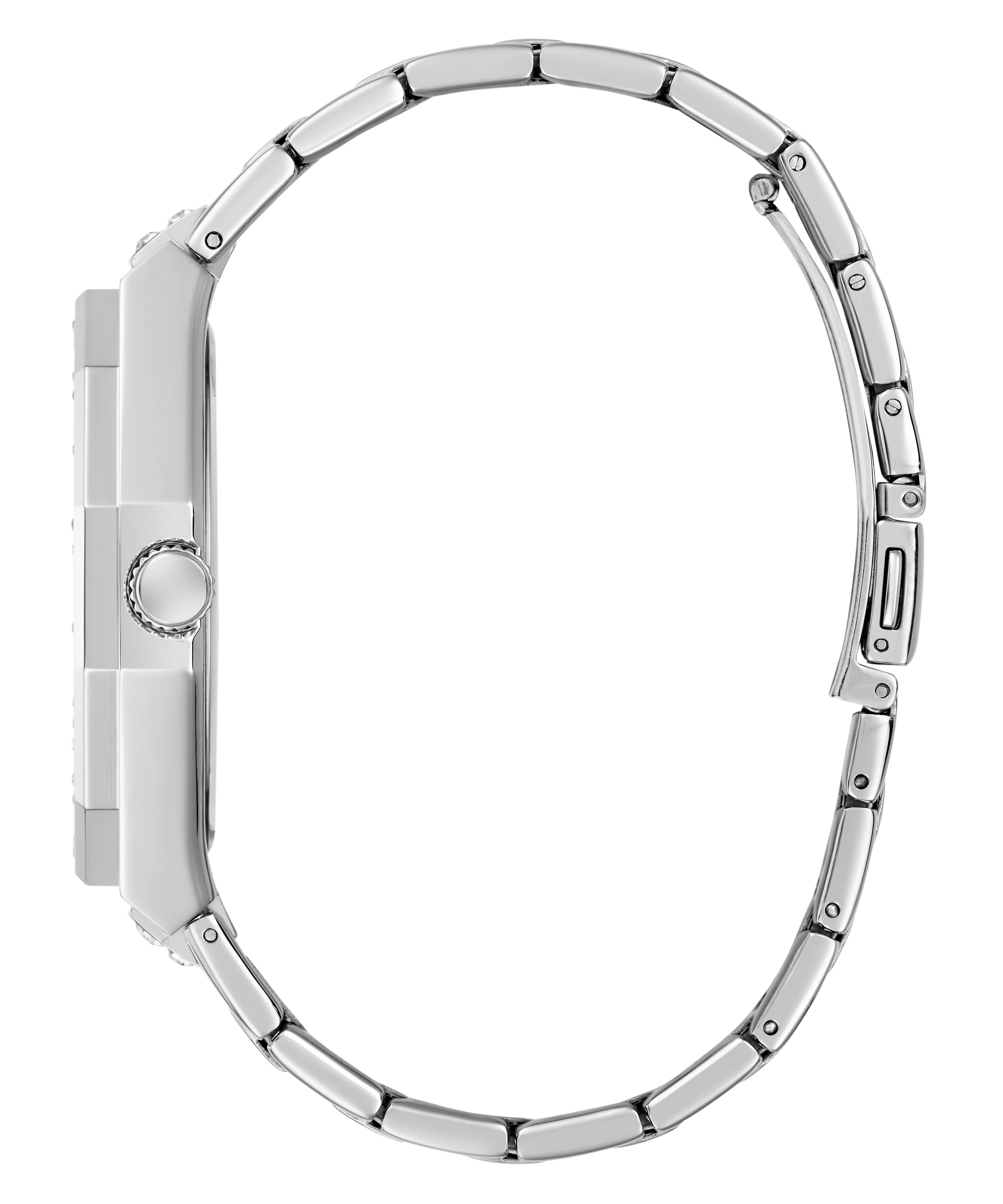 GUESS Mens Silver Tone Multi-function Watch - Image 5