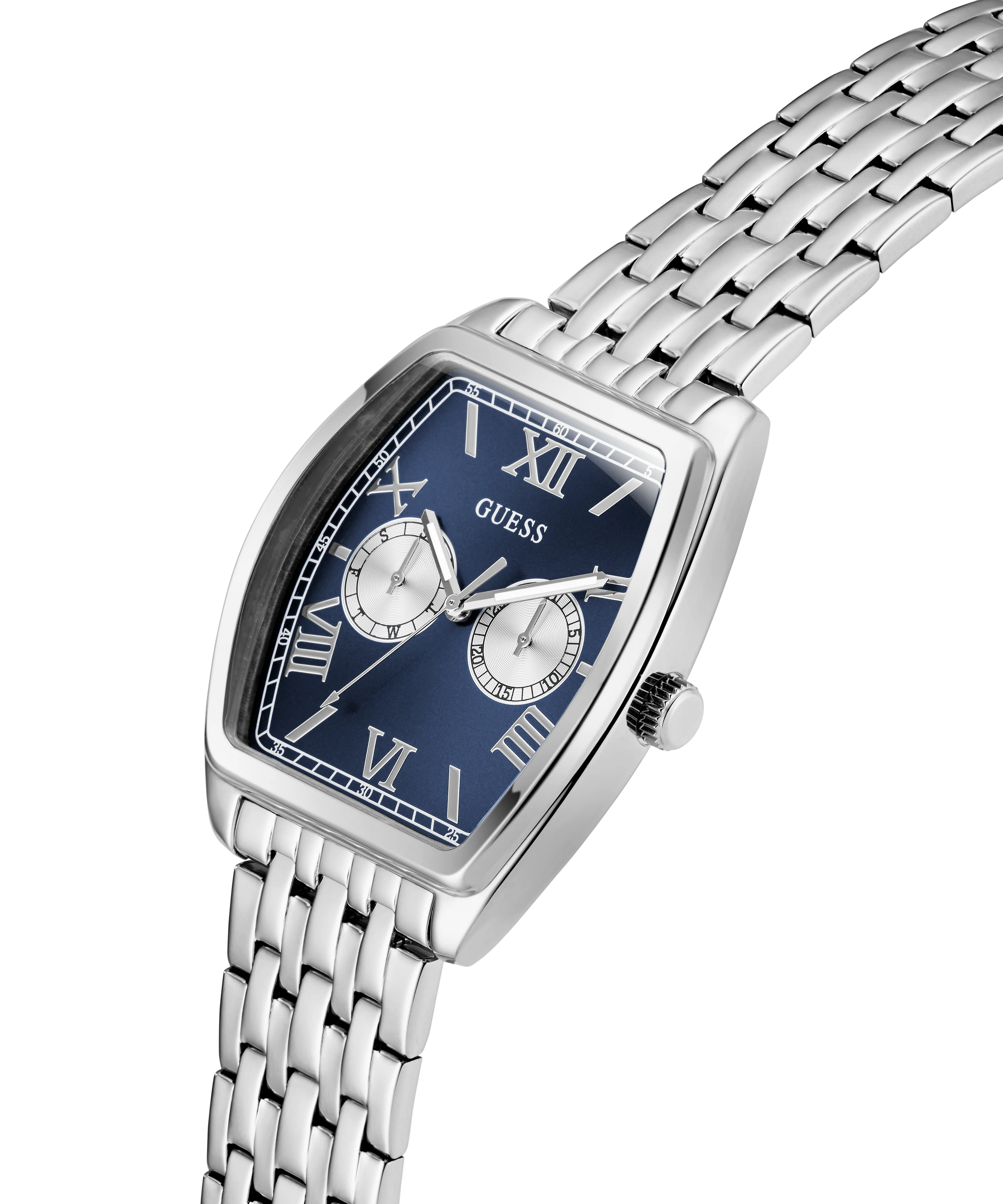 GUESS Mens Silver Tone Multi-function Watch - Image 3