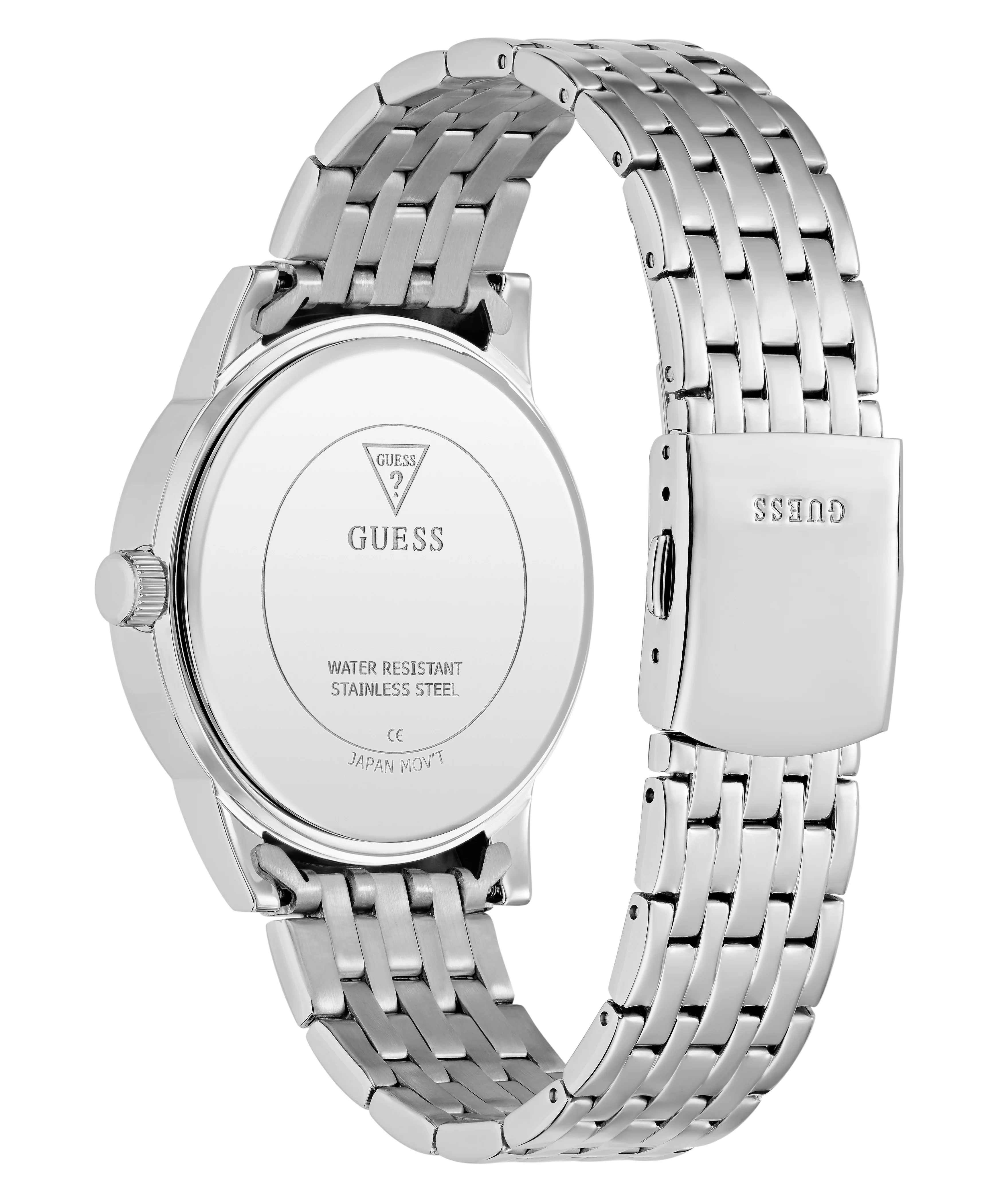 GUESS Mens Silver Tone Multi-function Watch - Image 7