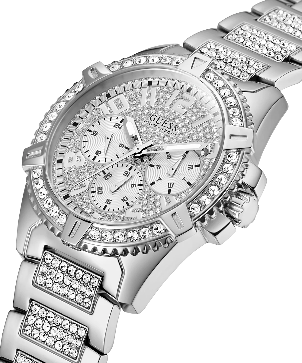 GUESS Mens Silver Tone Multi-function Watch - Image 2