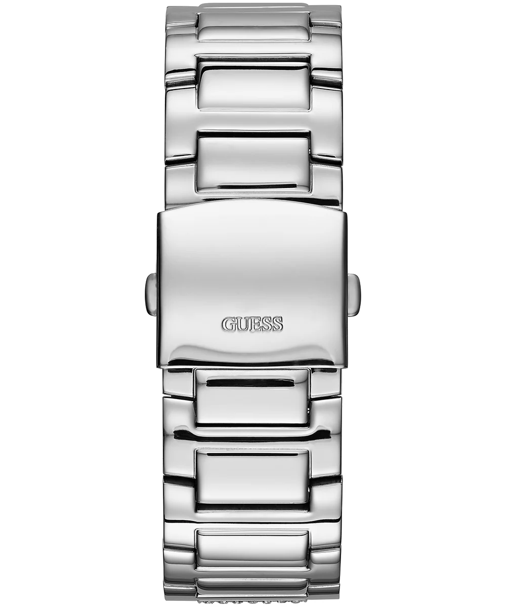 GUESS Mens Silver Tone Multi-function Watch - Image 8