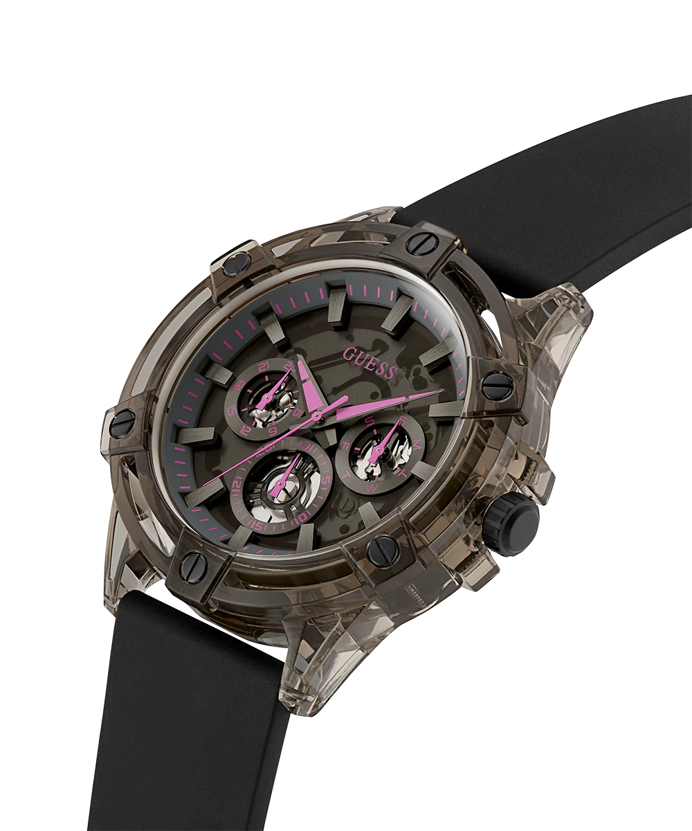 GUESS Mens Sporting Pink Limited Edition Watch - Image 3