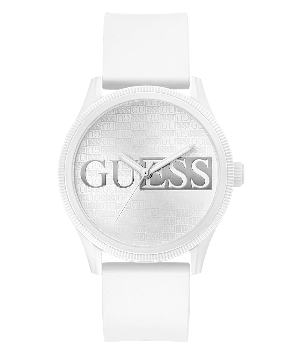 GUESS Mens White Analog Watch - Image 5