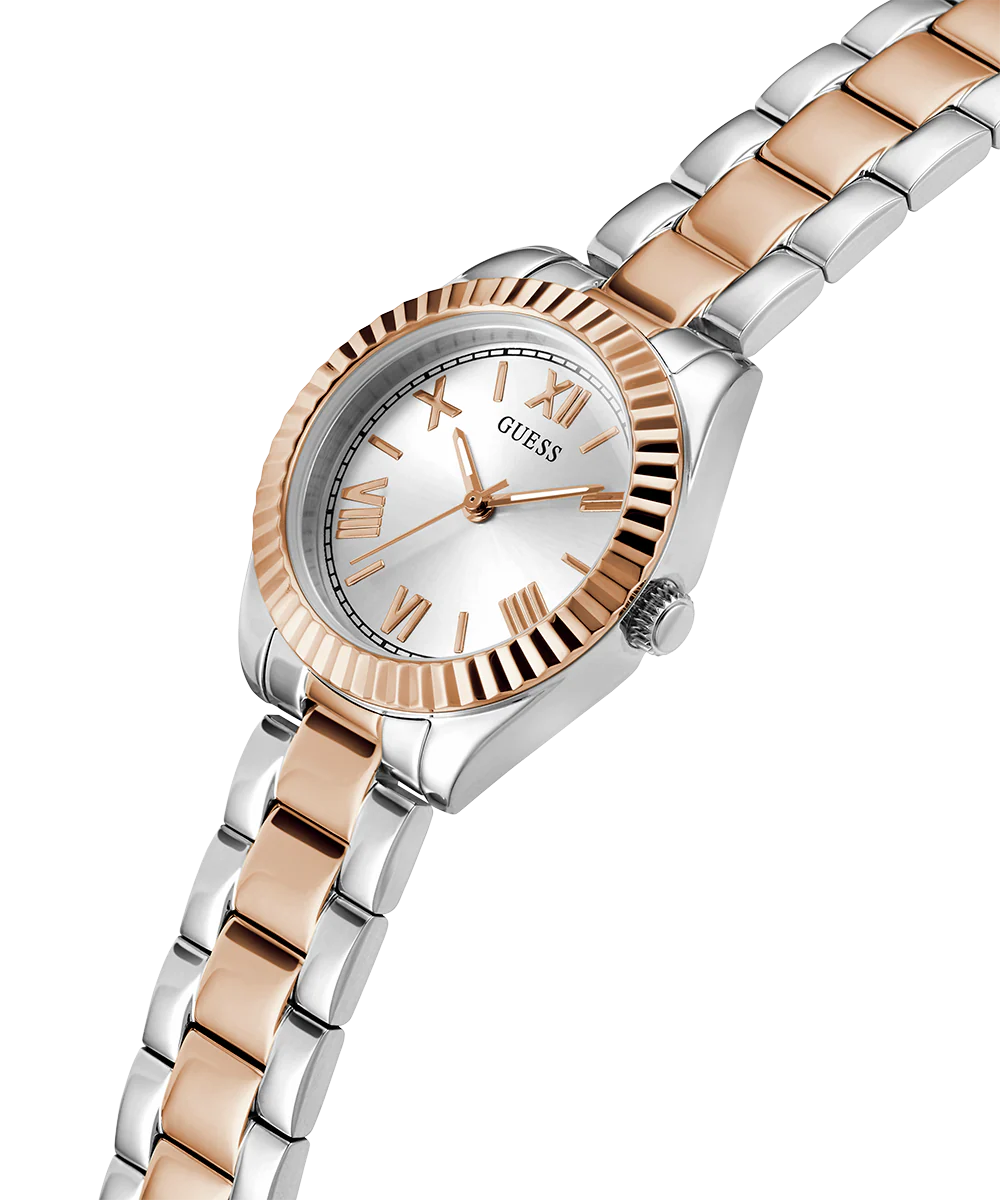 GUESS Mini Luna Ladies 2-Tone Analog Watch - Image 2