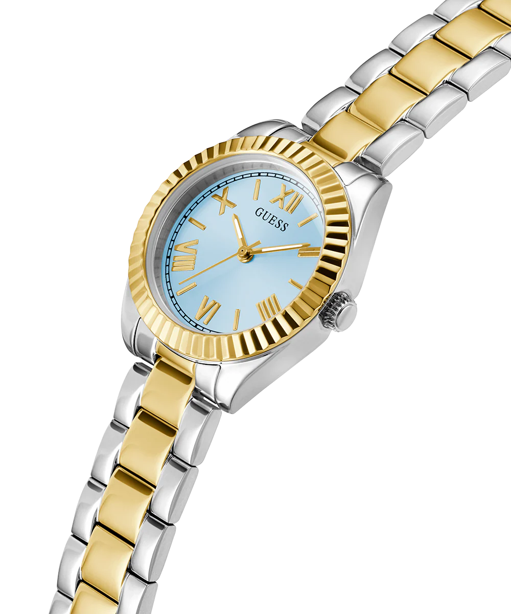 GUESS Mini Luna Ladies 2-Tone Analog Watch - Image 3