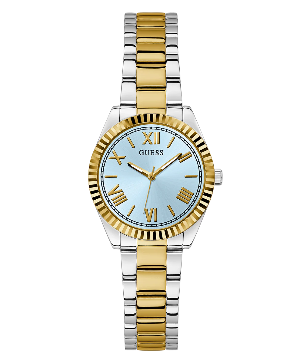GUESS Mini Luna Ladies 2-Tone Analog Watch - Image 6