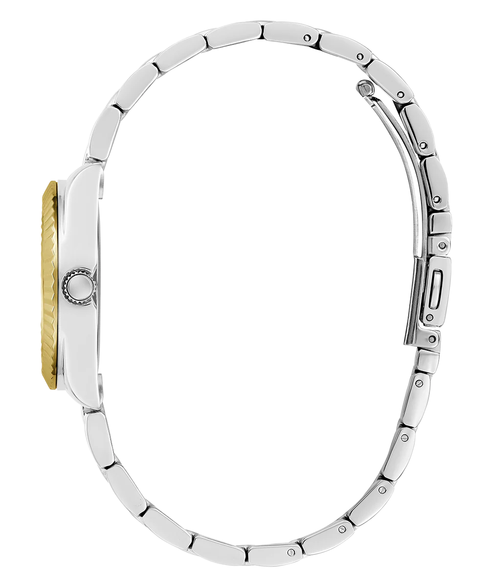 GUESS Mini Luna Ladies 2-Tone Analog Watch - Image 8