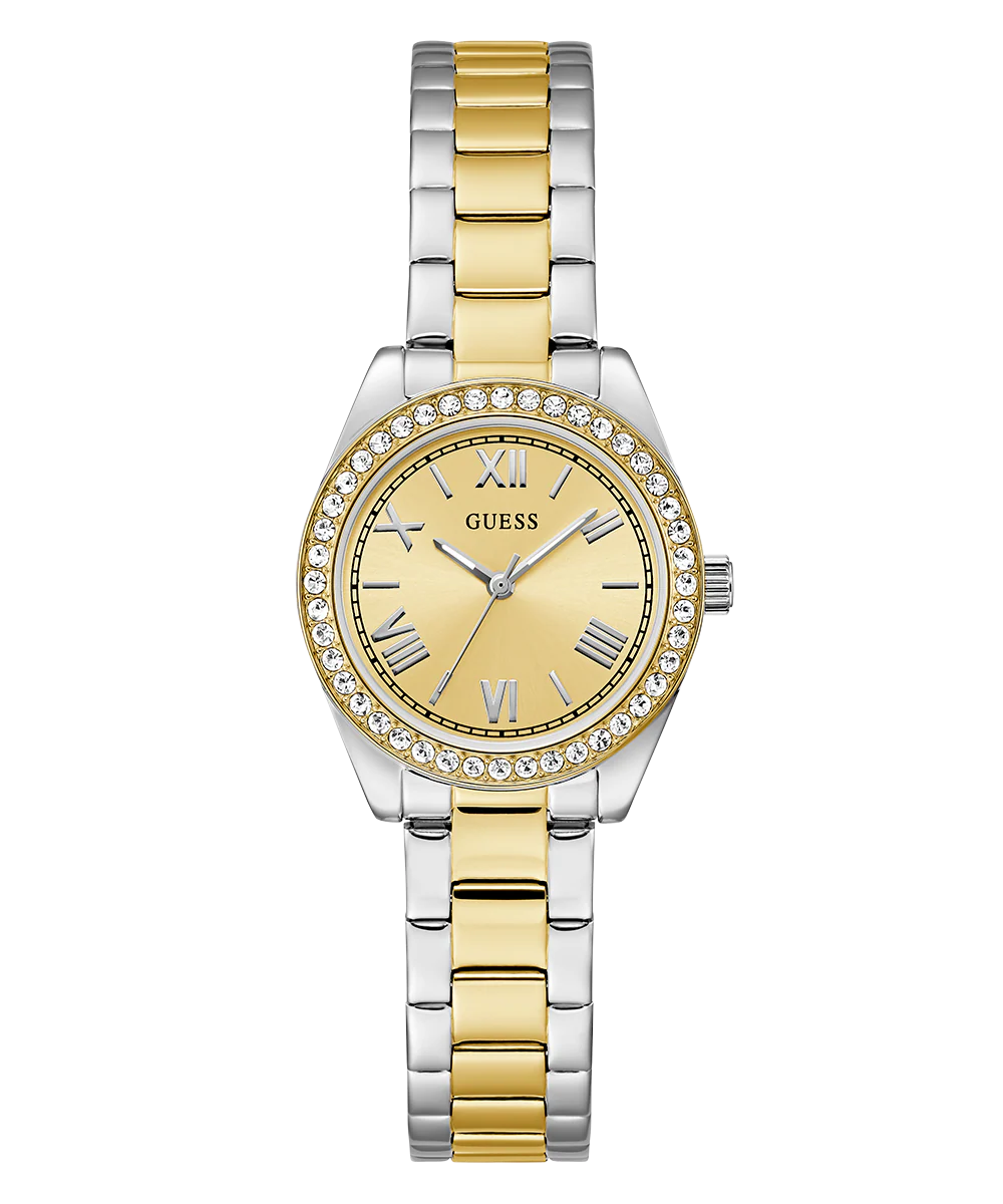 GUESS Mini Luna Ladies 2-Tone Analog Watch - Image 4
