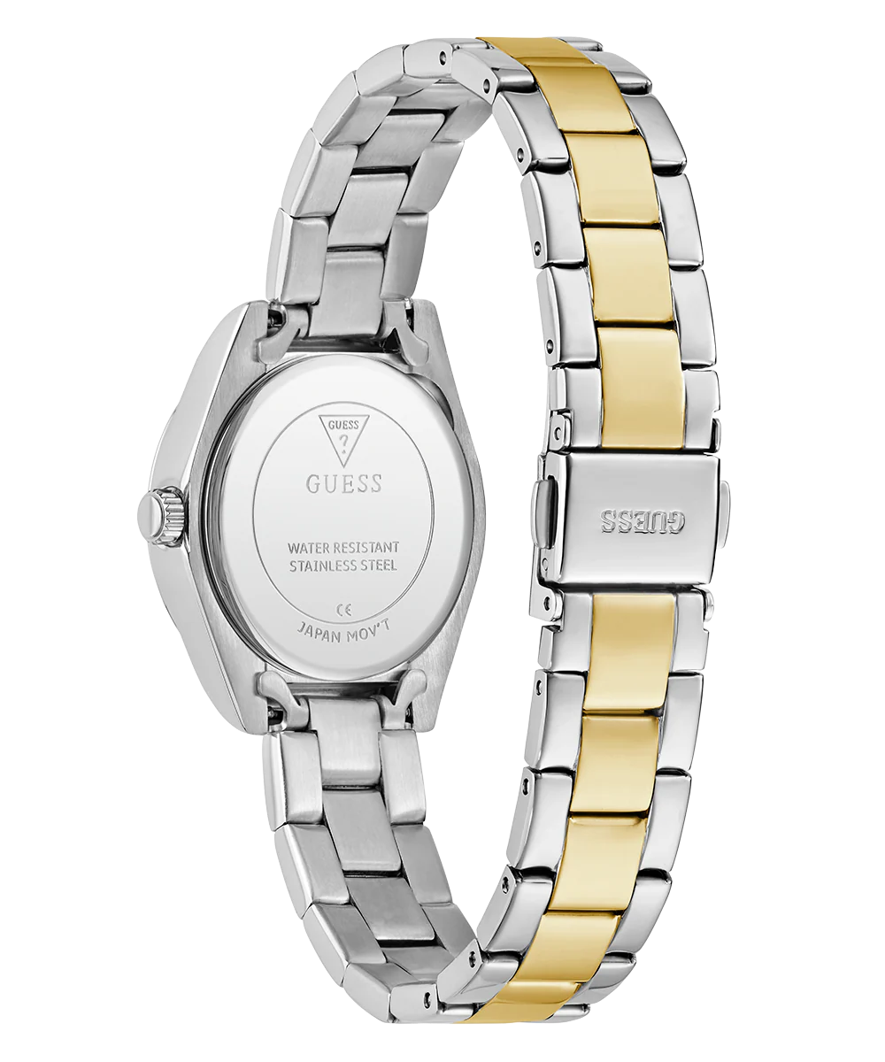 GUESS Mini Luna Ladies 2-Tone Analog Watch - Image 5
