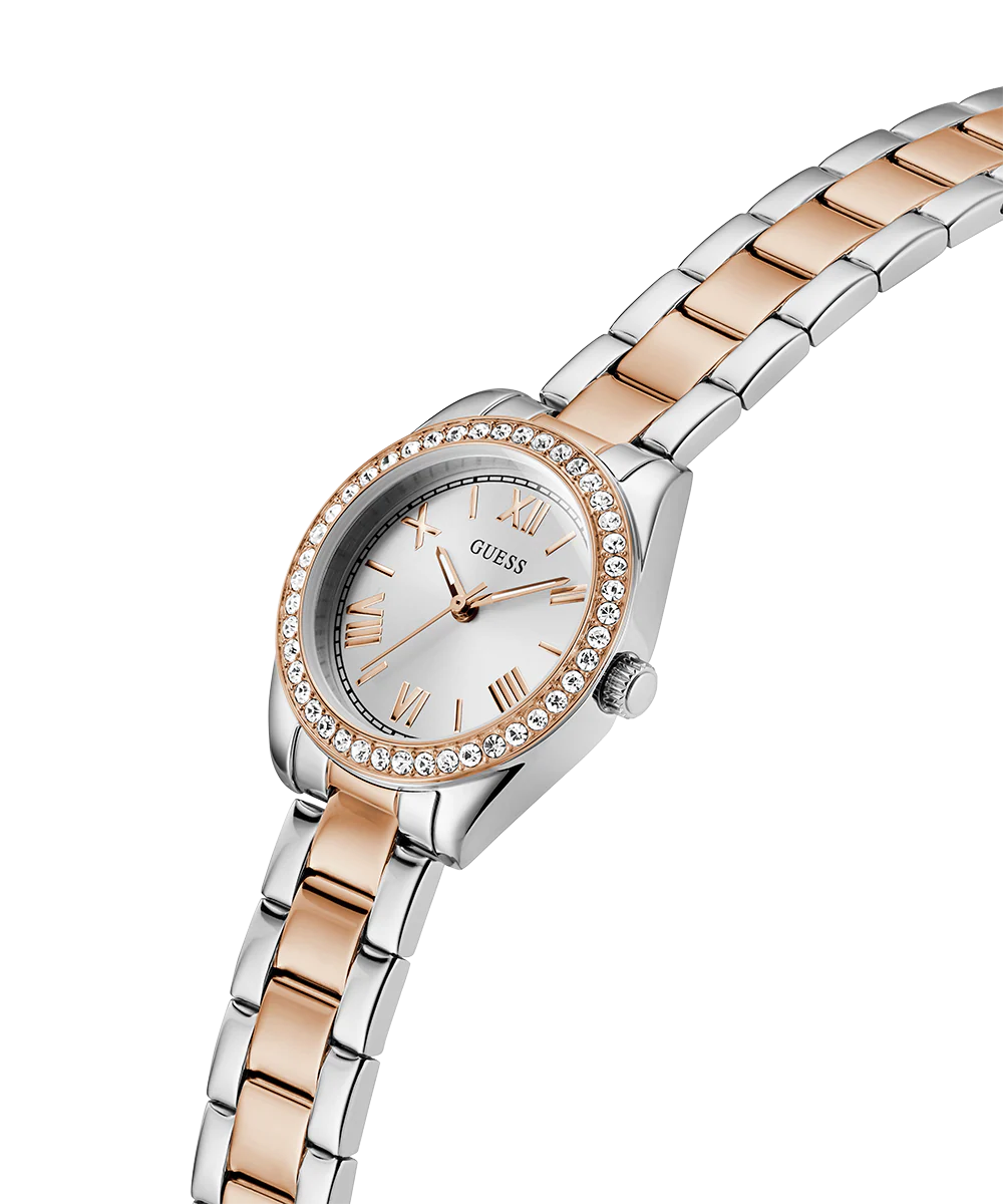 GUESS Mini Luna Ladies 2-Tone Analog Watch - Image 2