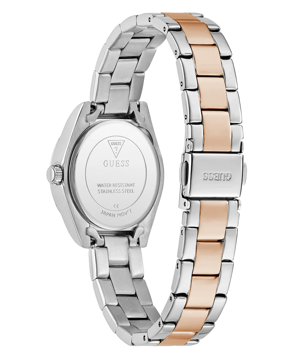 GUESS Mini Luna Ladies 2-Tone Analog Watch - Image 4