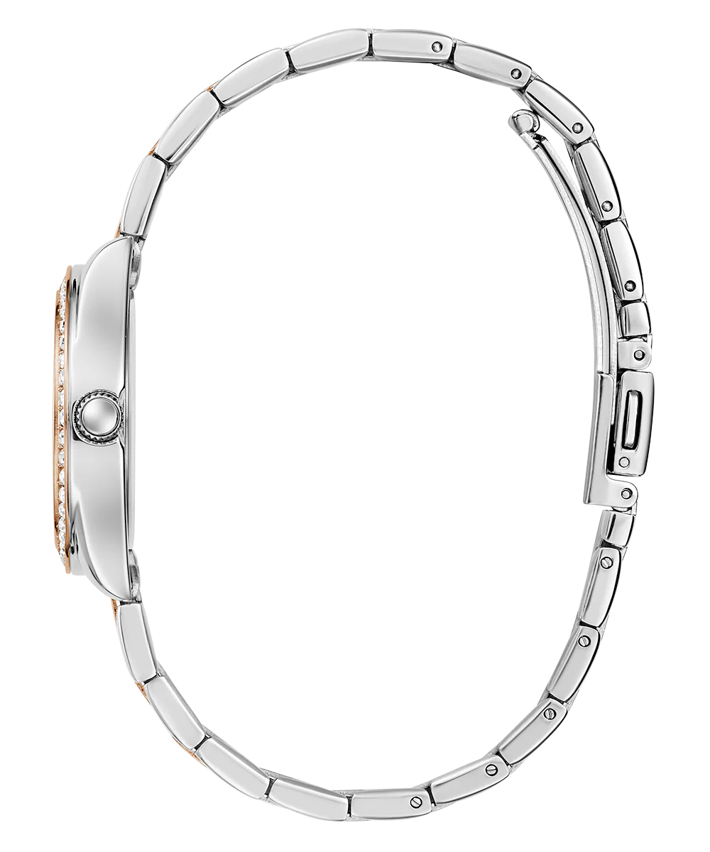 GUESS Mini Luna Ladies 2-Tone Analog Watch - Image 5
