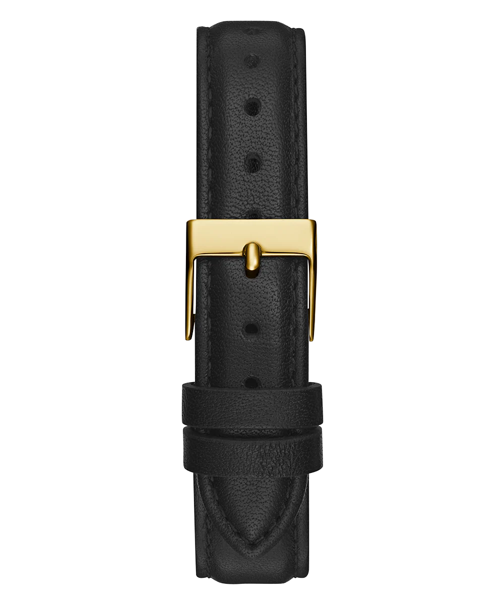 GUESS Mini Luna Ladies Black Gold Tone Analog Watch - Image 8