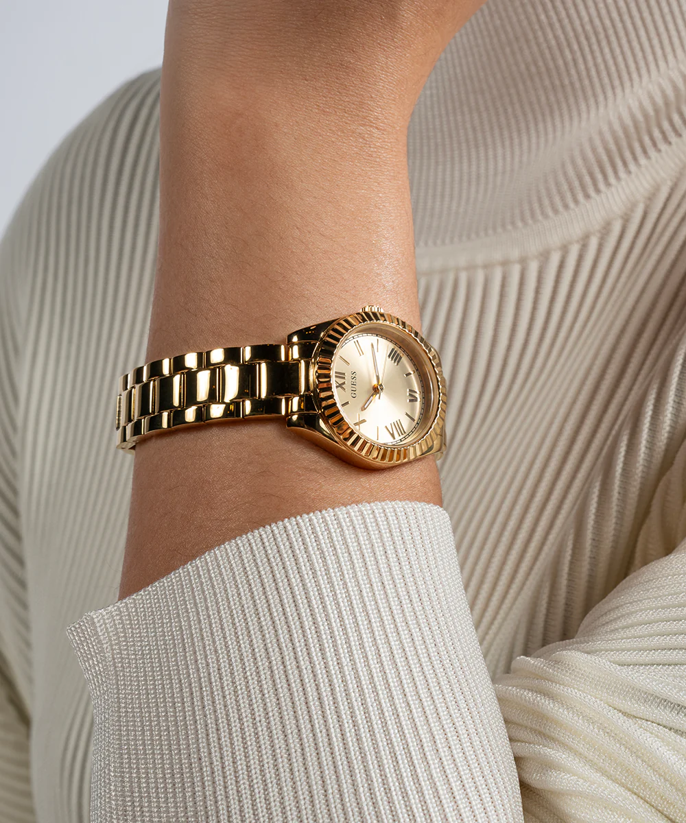 GUESS Mini Luna Ladies Gold Tone Analog Watch - Image 2