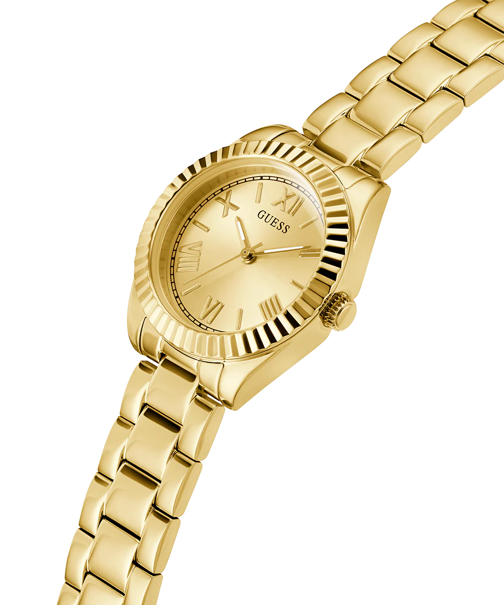 GUESS Mini Luna Ladies Gold Tone Analog Watch - Image 3