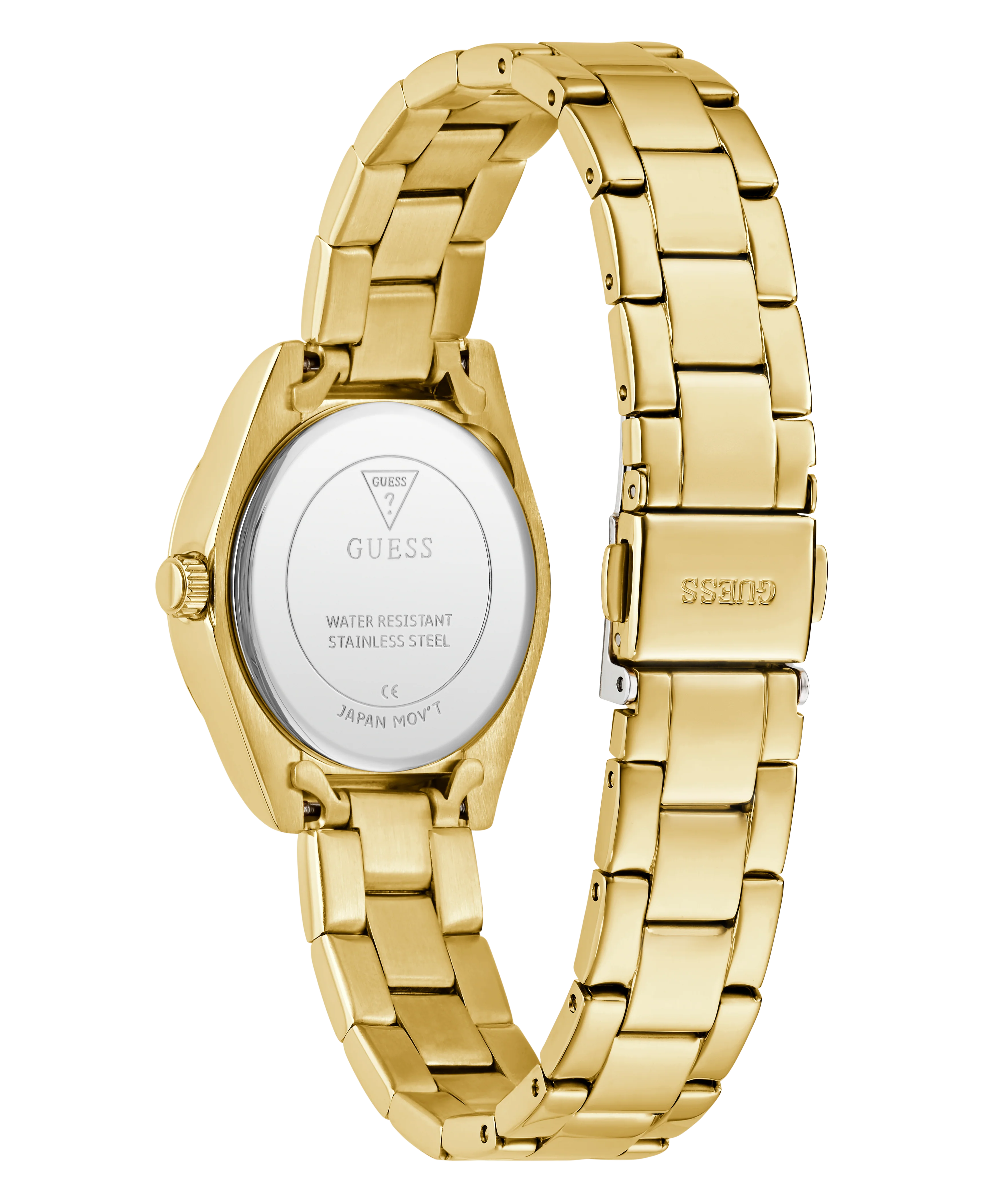 GUESS Mini Luna Ladies Gold Tone Analog Watch - Image 7