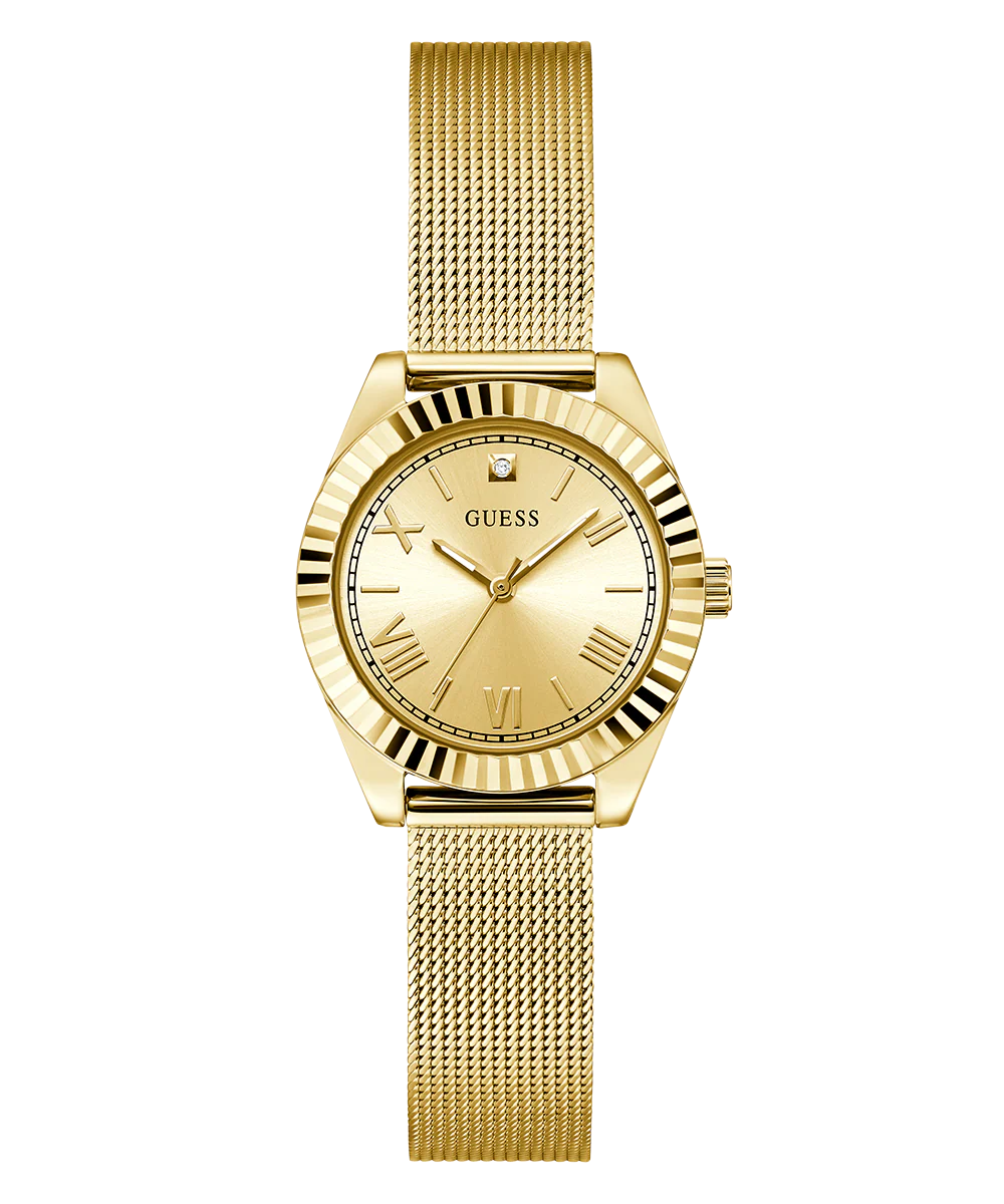 GUESS Mini Luna Ladies Gold Tone Analog Watch - Image 5
