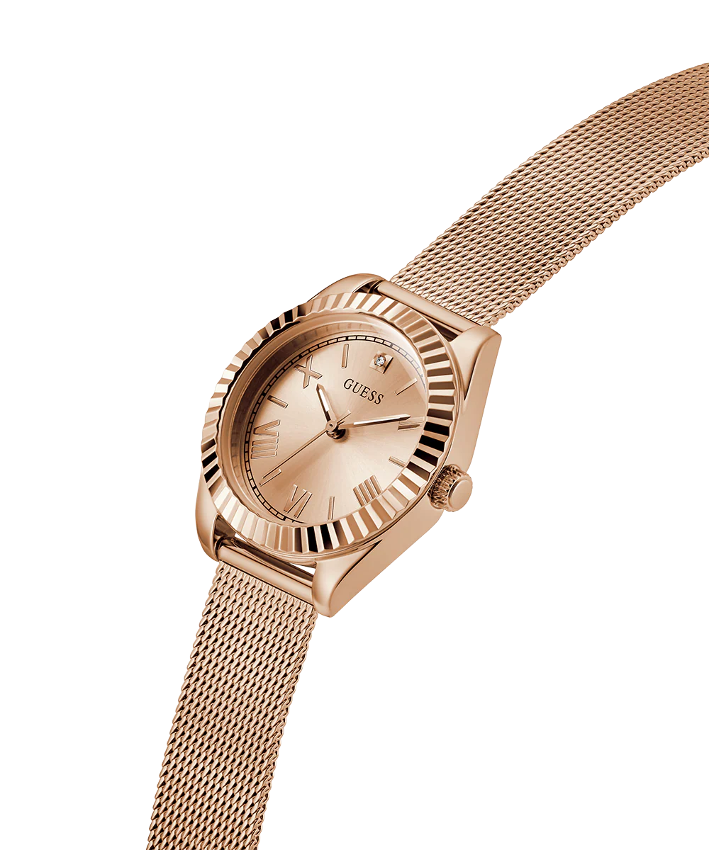 GUESS Mini Luna Ladies Rose Gold Tone Analog Watch - Image 2