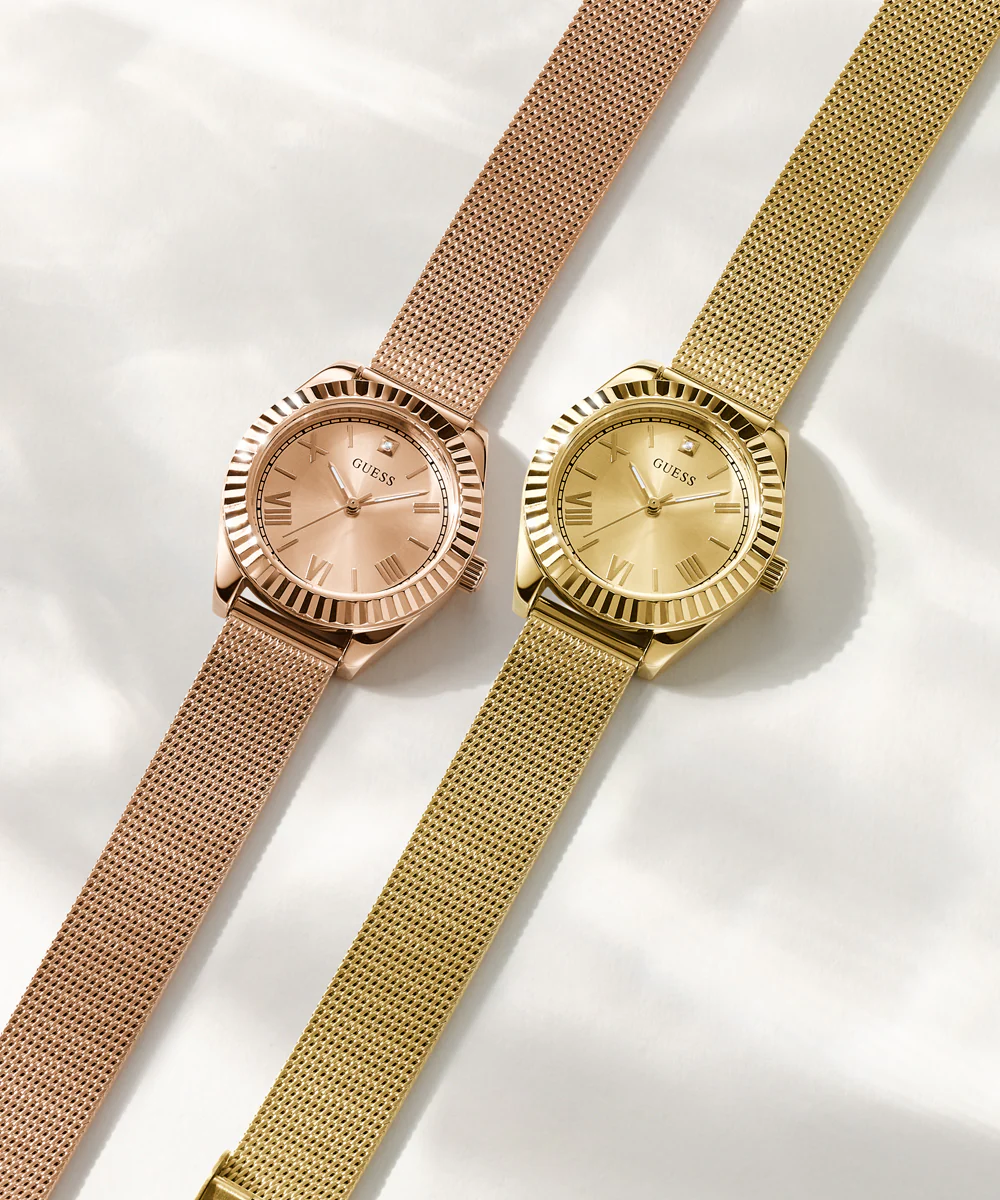 GUESS Mini Luna Ladies Rose Gold Tone Analog Watch - Image 3