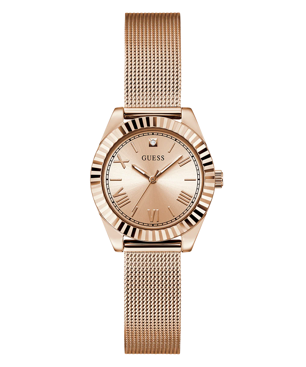 GUESS Mini Luna Ladies Rose Gold Tone Analog Watch - Image 5