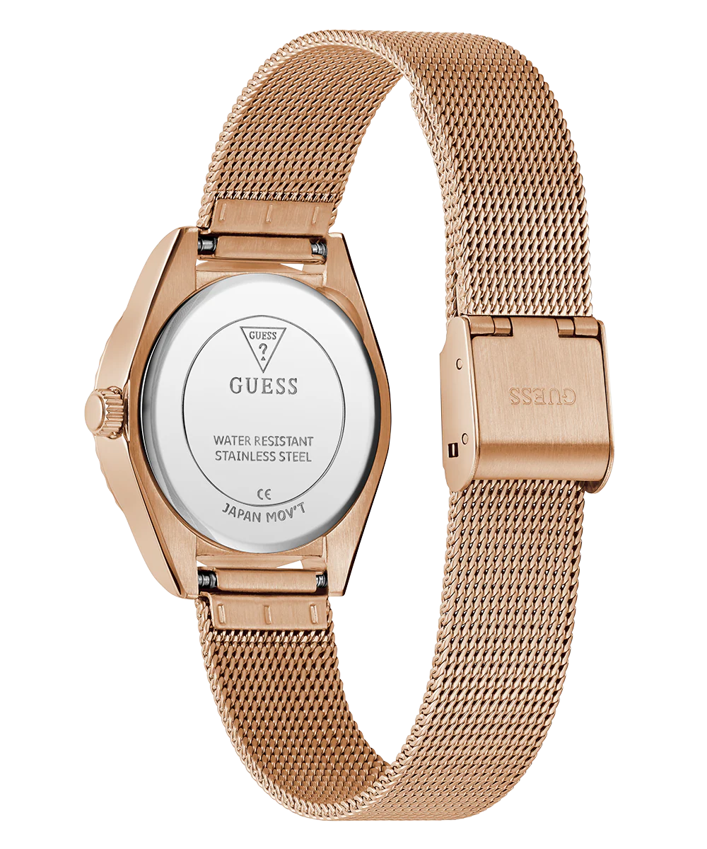 GUESS Mini Luna Ladies Rose Gold Tone Analog Watch - Image 7