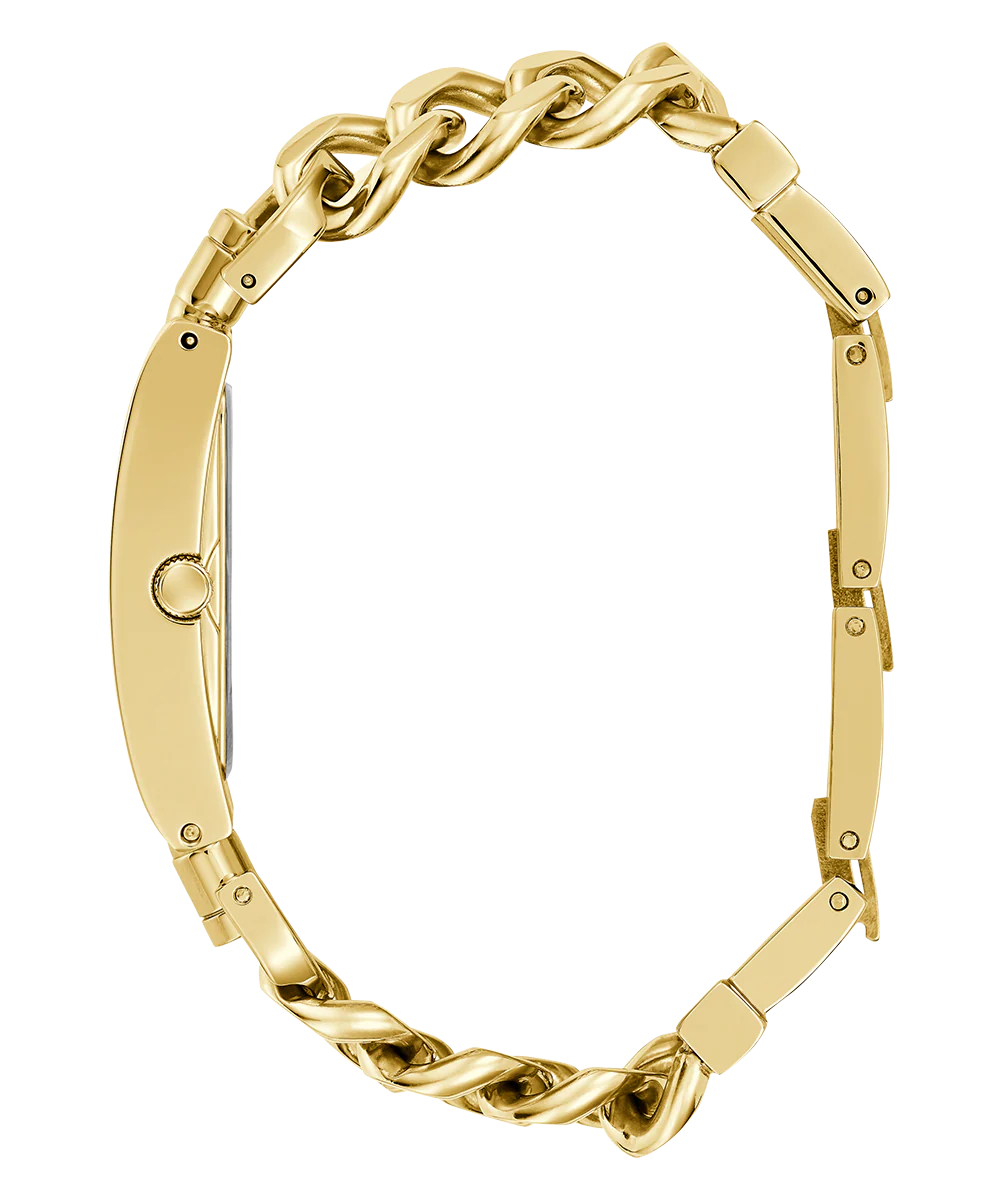GUESS Mod Heavy Metal Ladies Gold Tone Analog Watch - Image 8