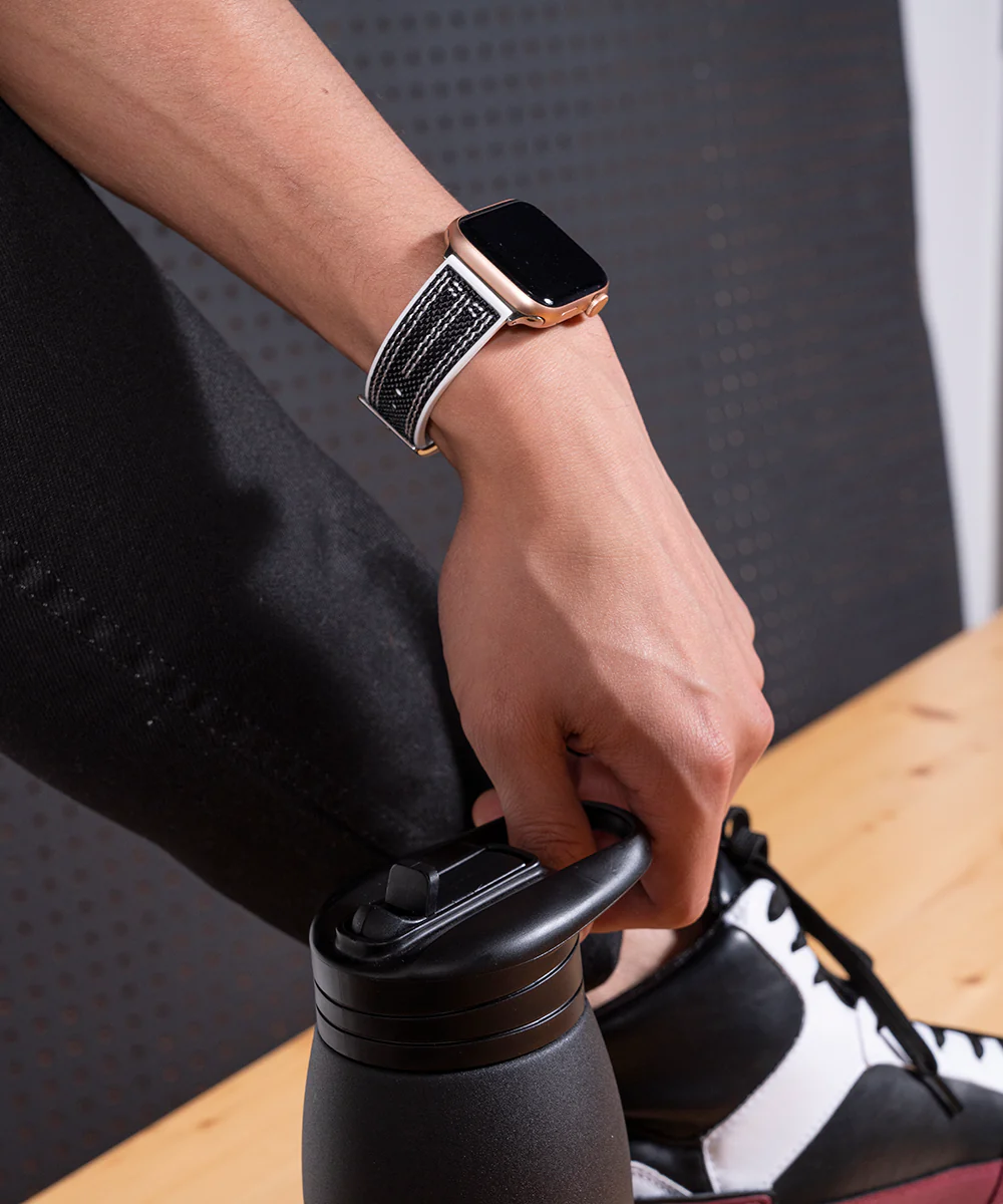 GUESS Nylon on Silicone Band for Apple 42-44 mm Watch - Image 6