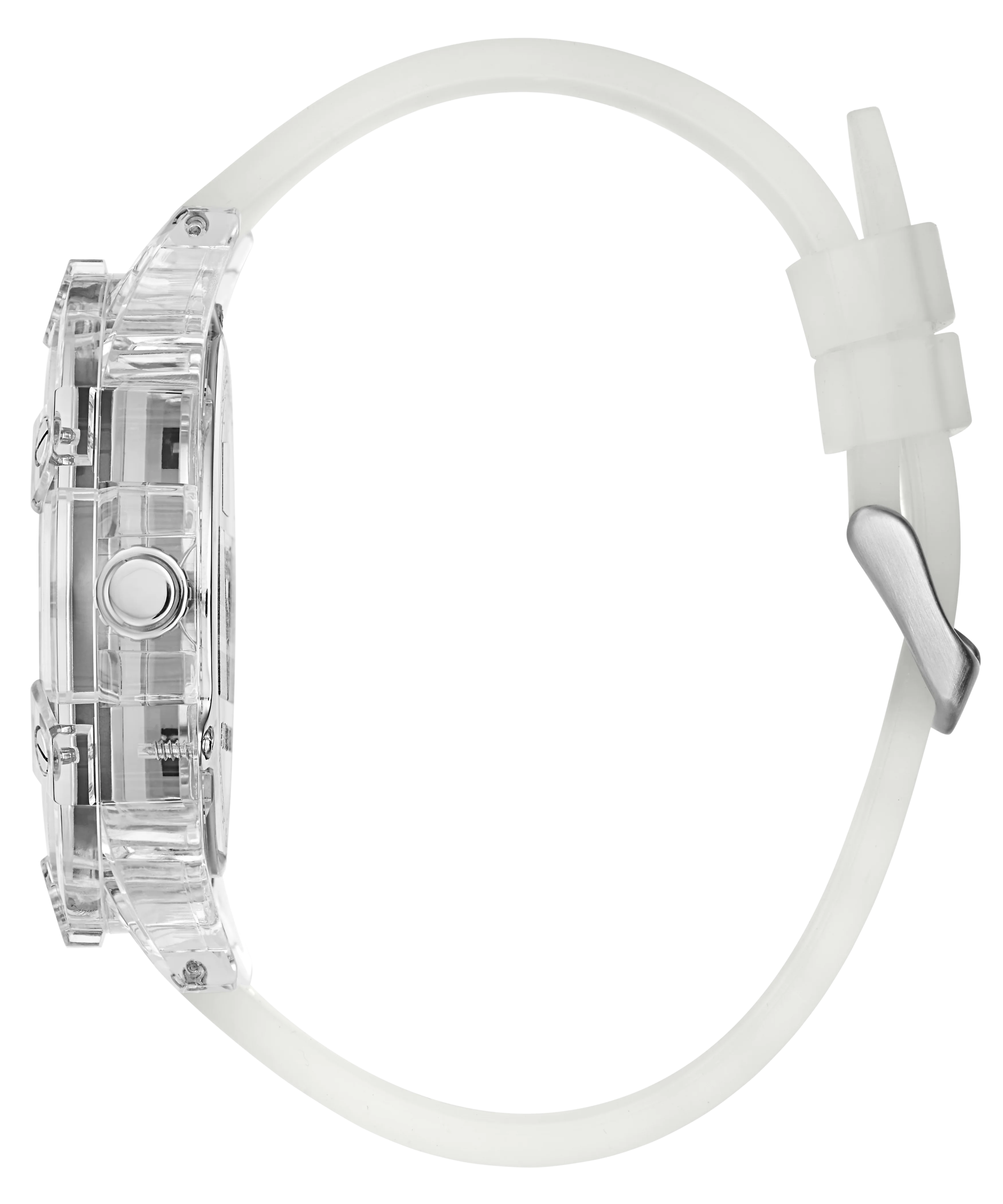 GUESS Pride Limited Edition Mens Clear Multi-function Watch - Image 9