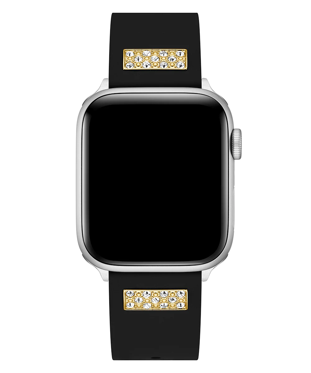 GUESS Silcone Band with Crystal inserts for Apple 42-44 mm Watch - Image 3